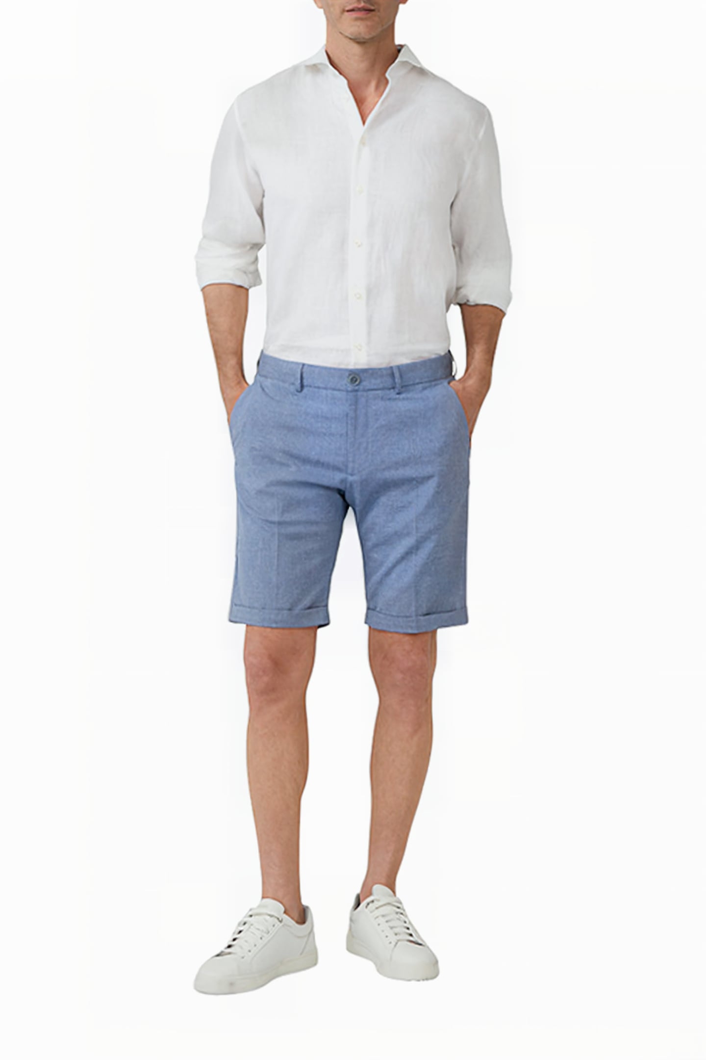 S.OLIVER SHORTS BLUE 2