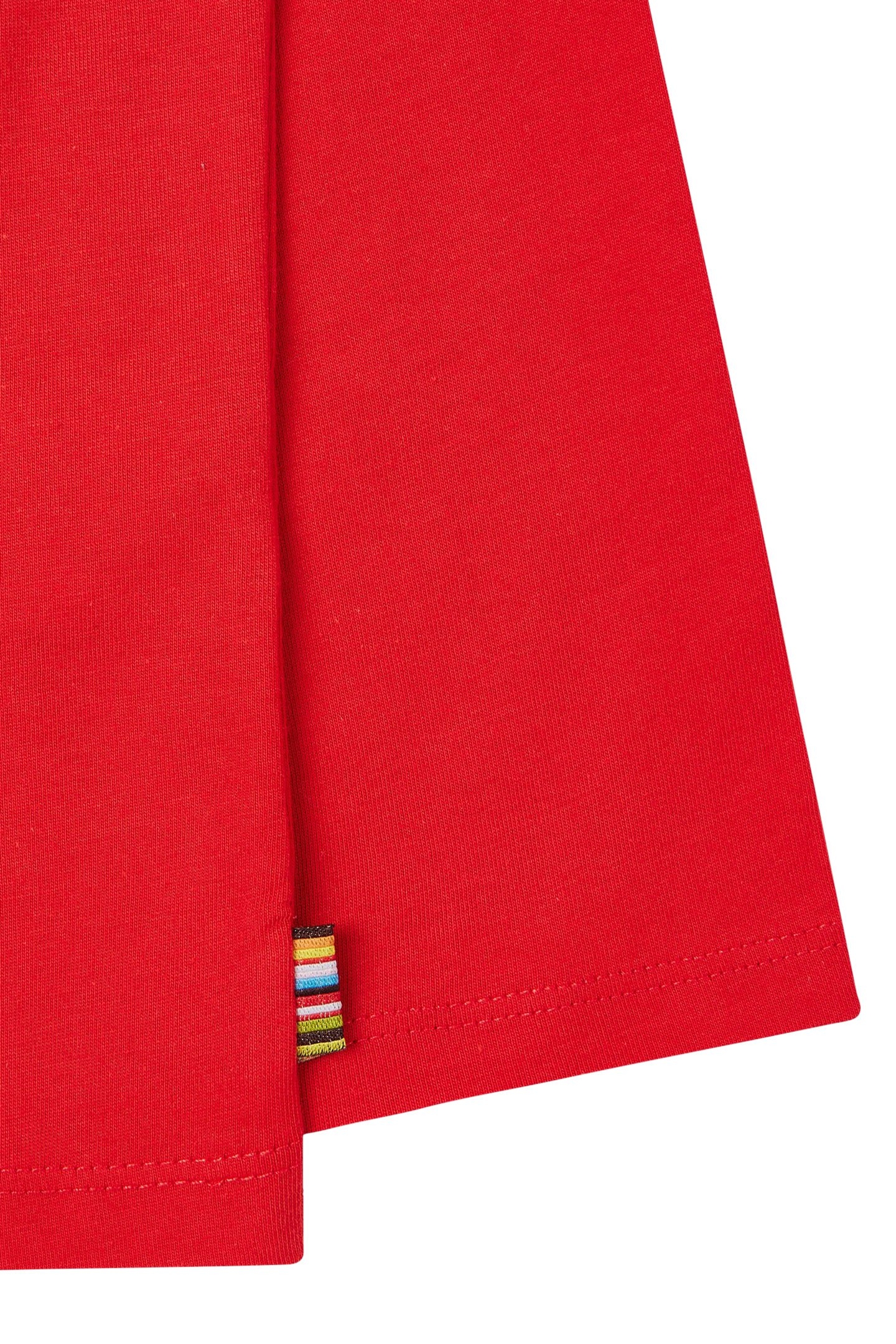 DOUGA SKIING ZEBRA ORG. BOYS TSHIRT RED 3