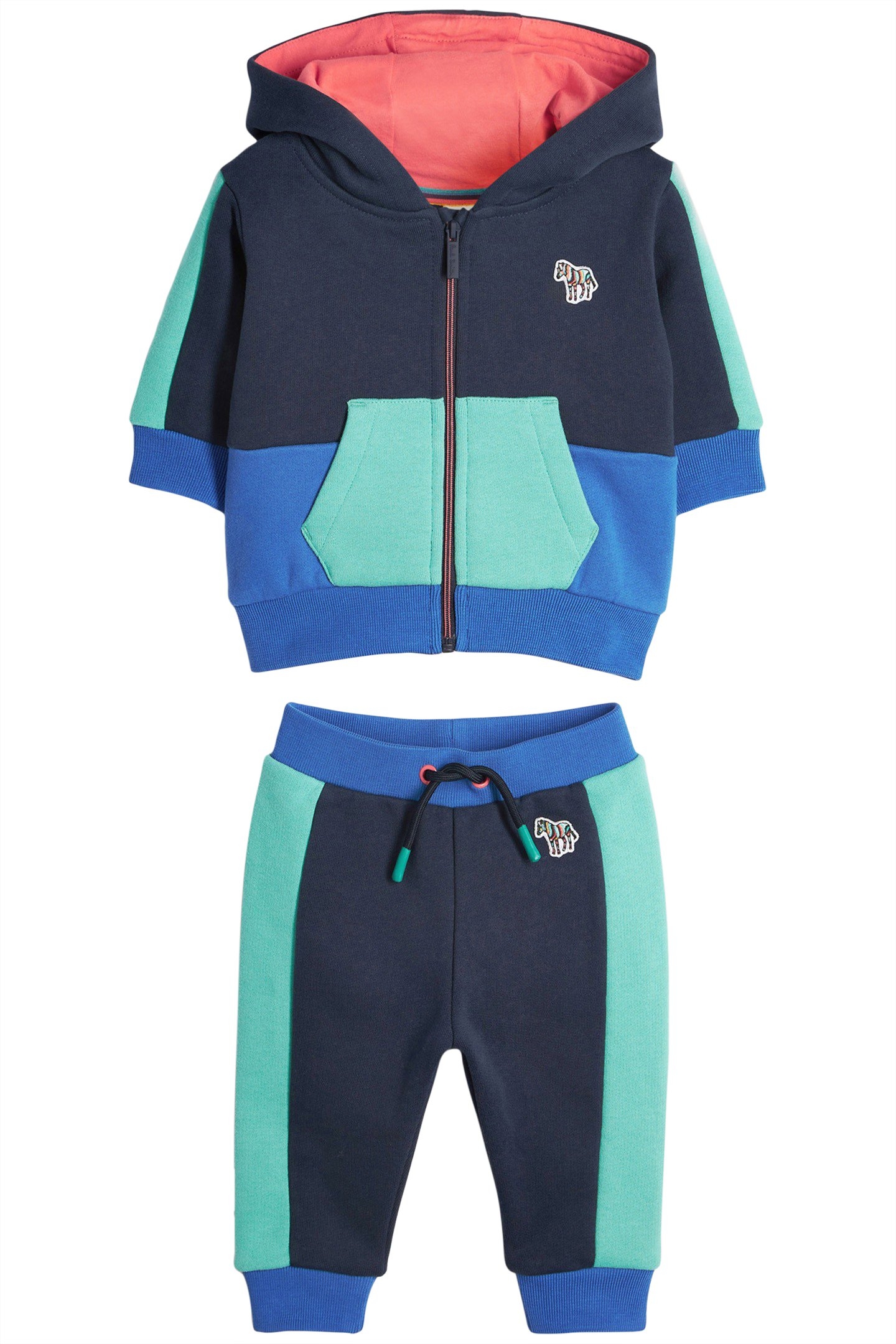 COLOURBLOCK TRACKSUIT 2 PIECE SET BOYS VERY DARK NAVY 1