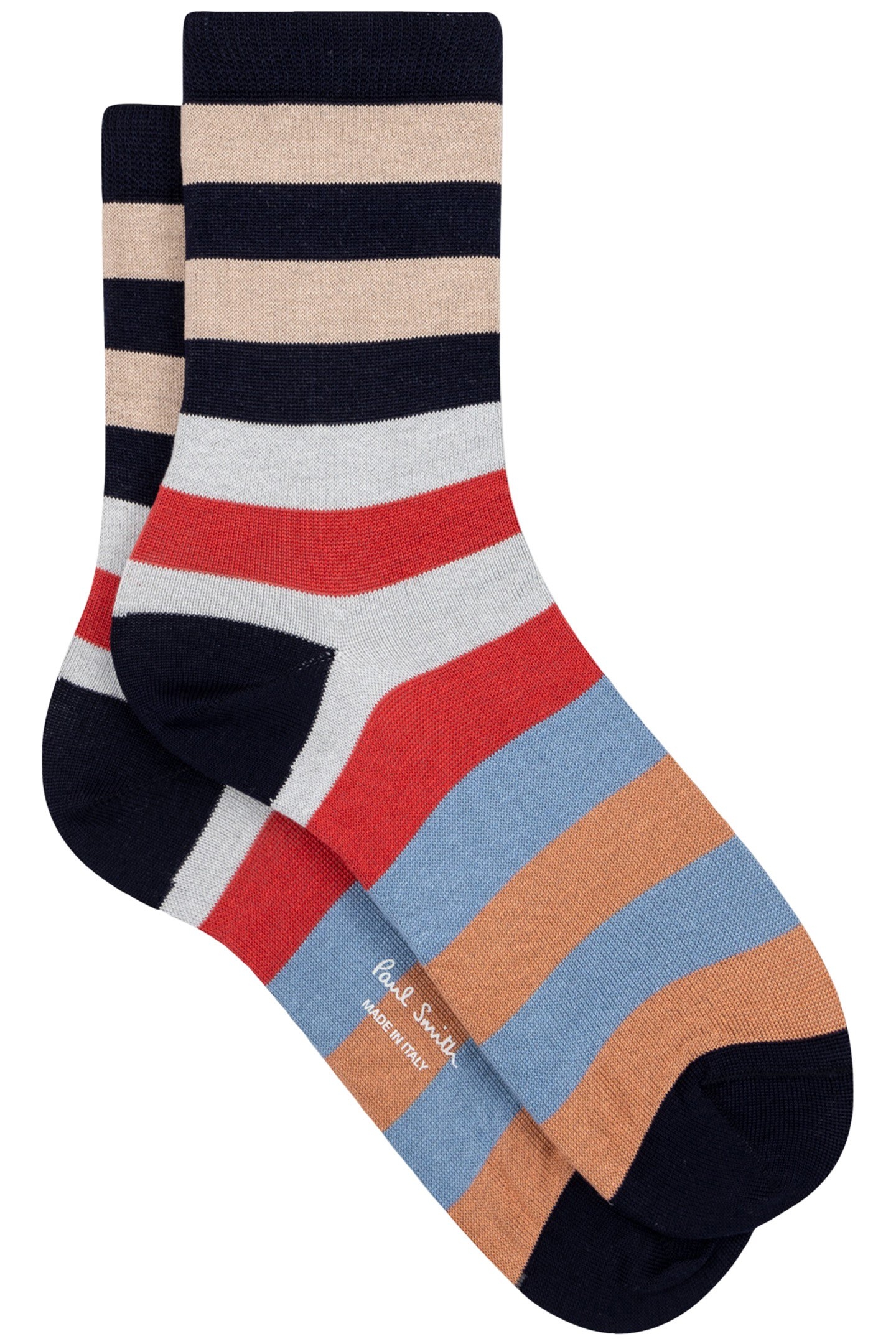 SOCK CHARMAY STRIPE NAVY 1