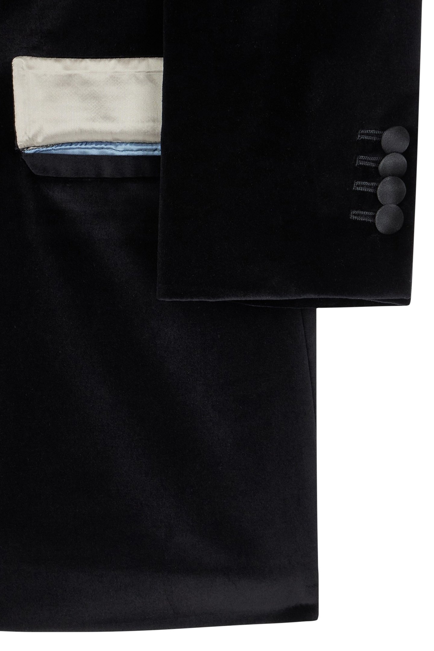 MENS 2 BUTTON JACKET BLACK 7