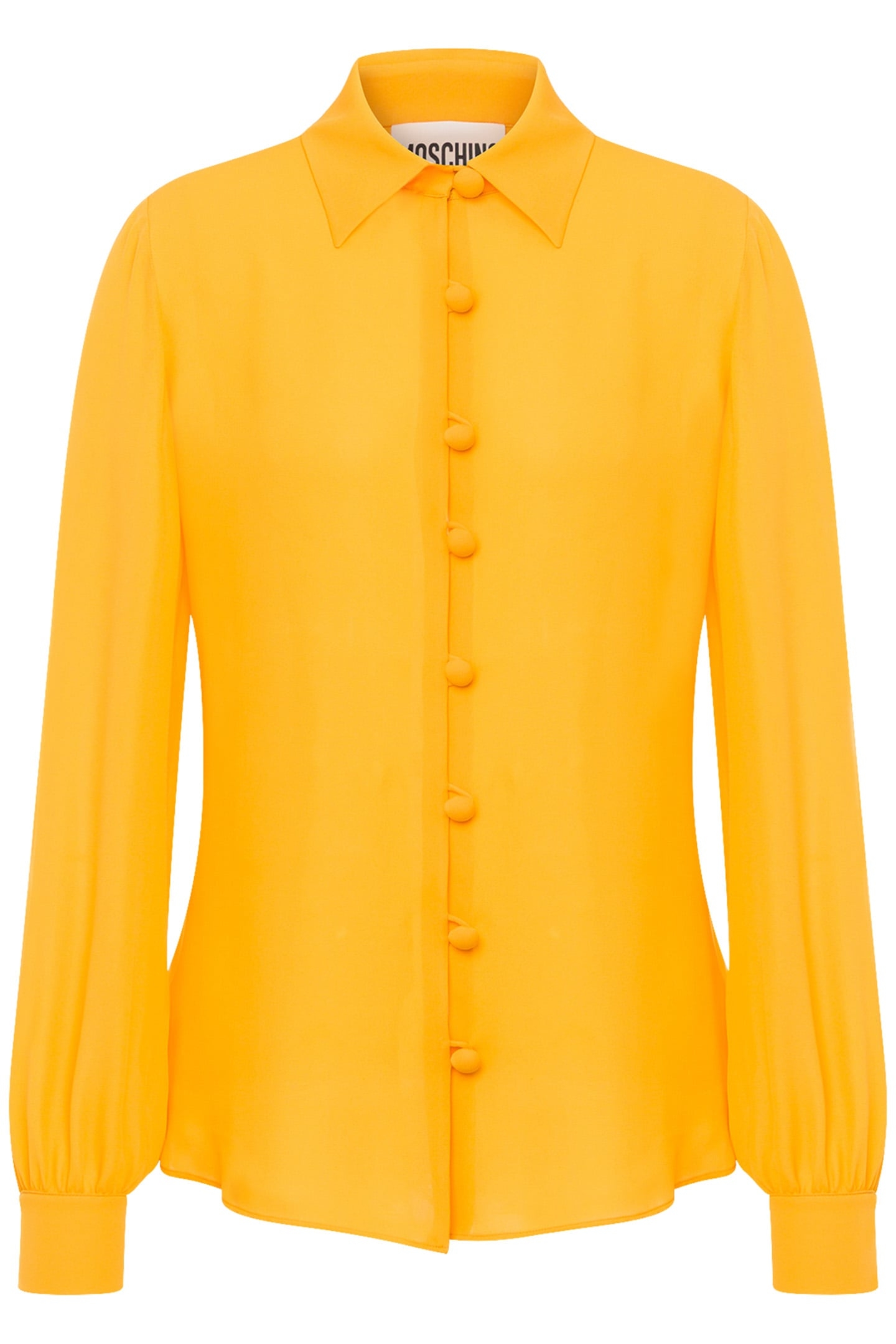 SILK CHARMEUSE SHIRT 60'S YELLOW 3