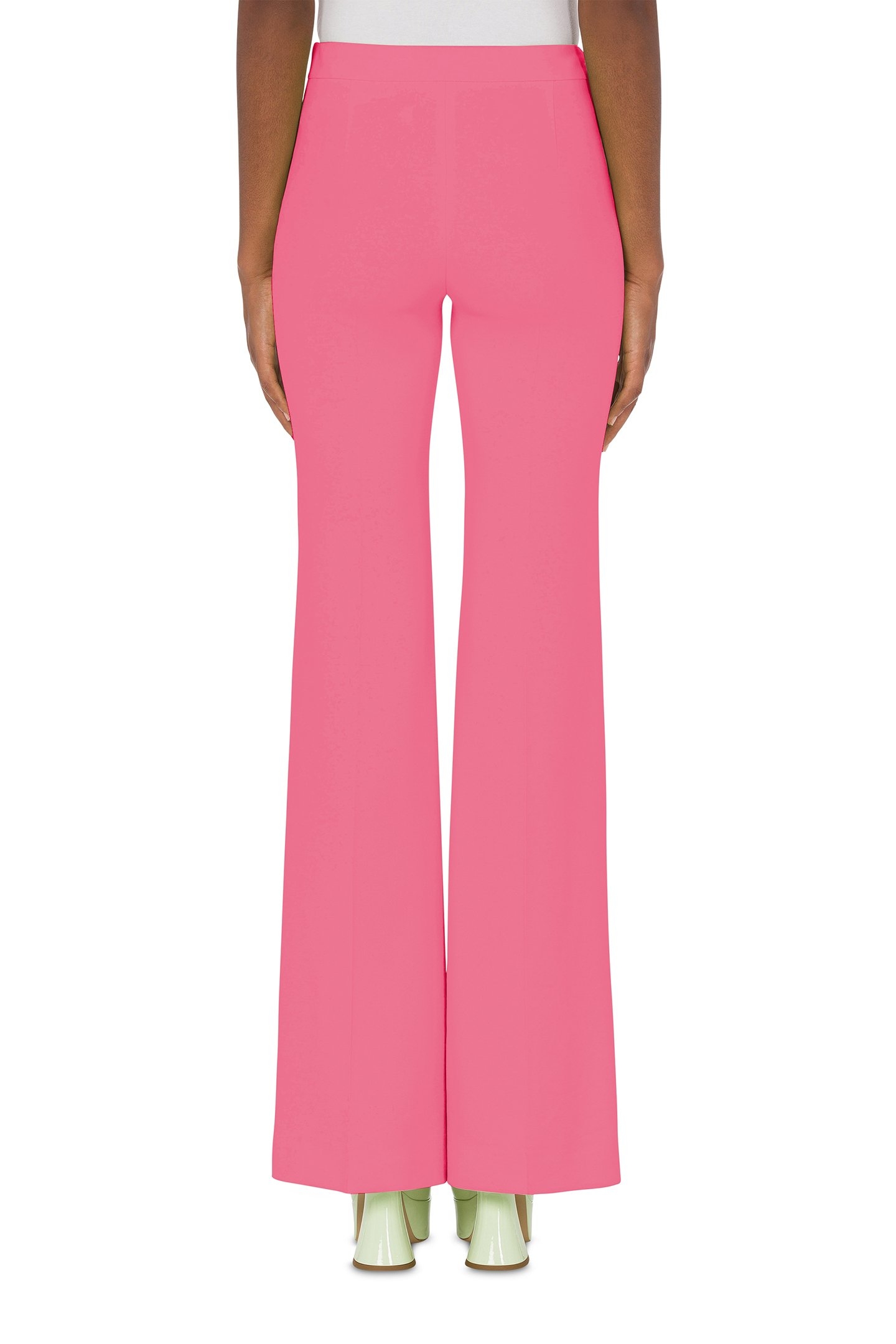 60'S CADY FLARED TROUSERS PINK 2