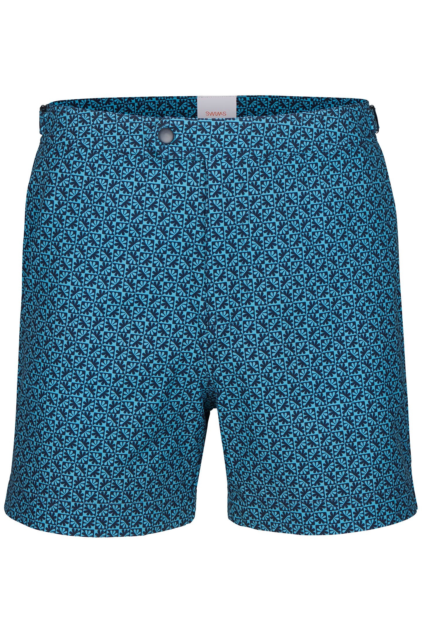 GEOMETRICO SWIM CABANA BLUE 1