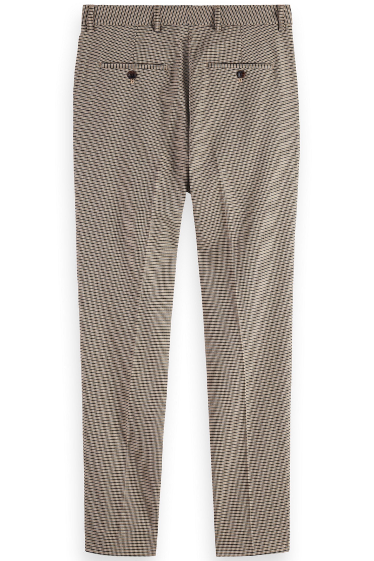 IRVING - CLASSIC YARN-DYED CHINO ANTRA OFFWHITE MINI CHECK 2