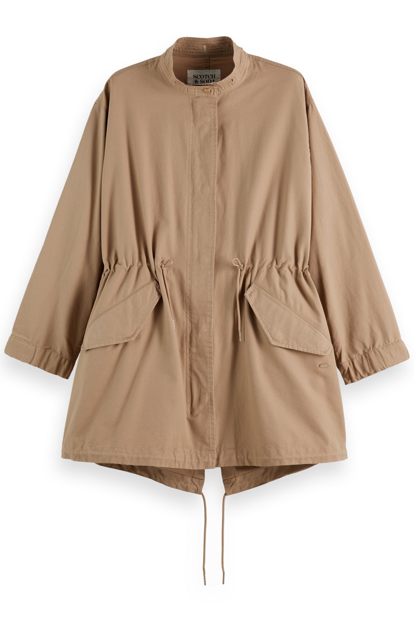 COTTON WASHED PARKA DESERT SAND 3