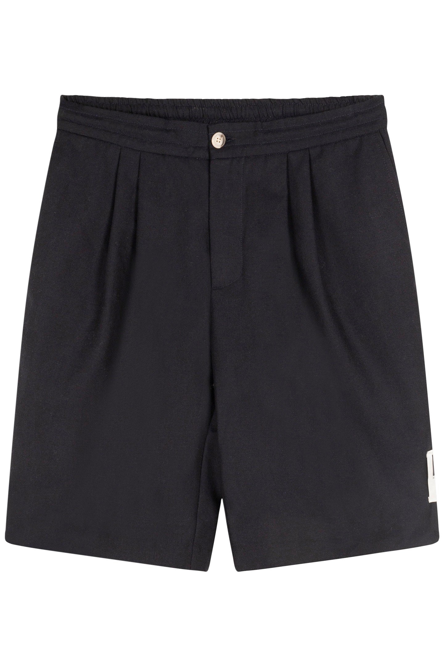 REESE WOOL WOVEN SHORTS DARK BLUE 2