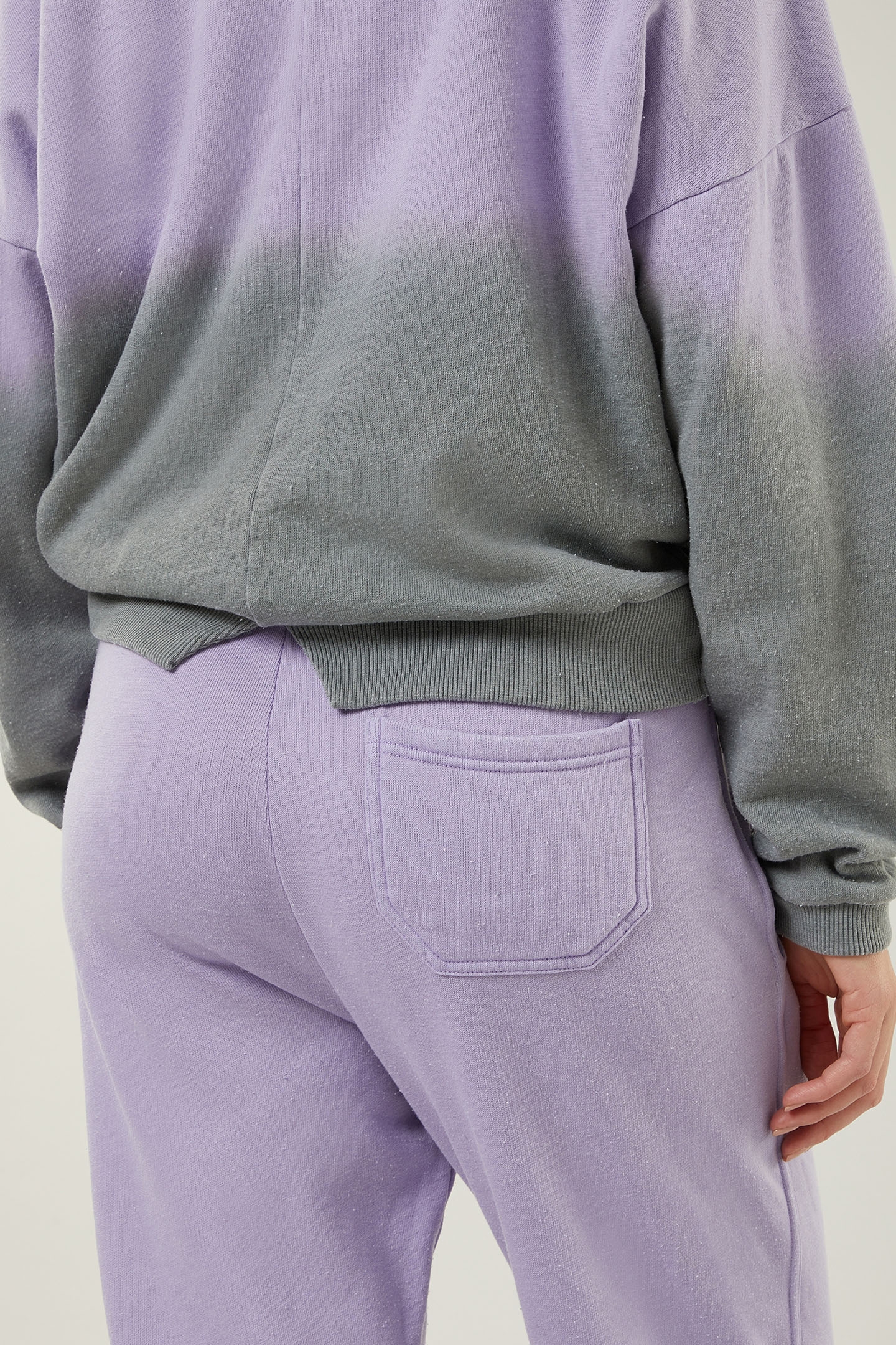 HIGH WAIST JOGGER DIP DYE LILAC 7