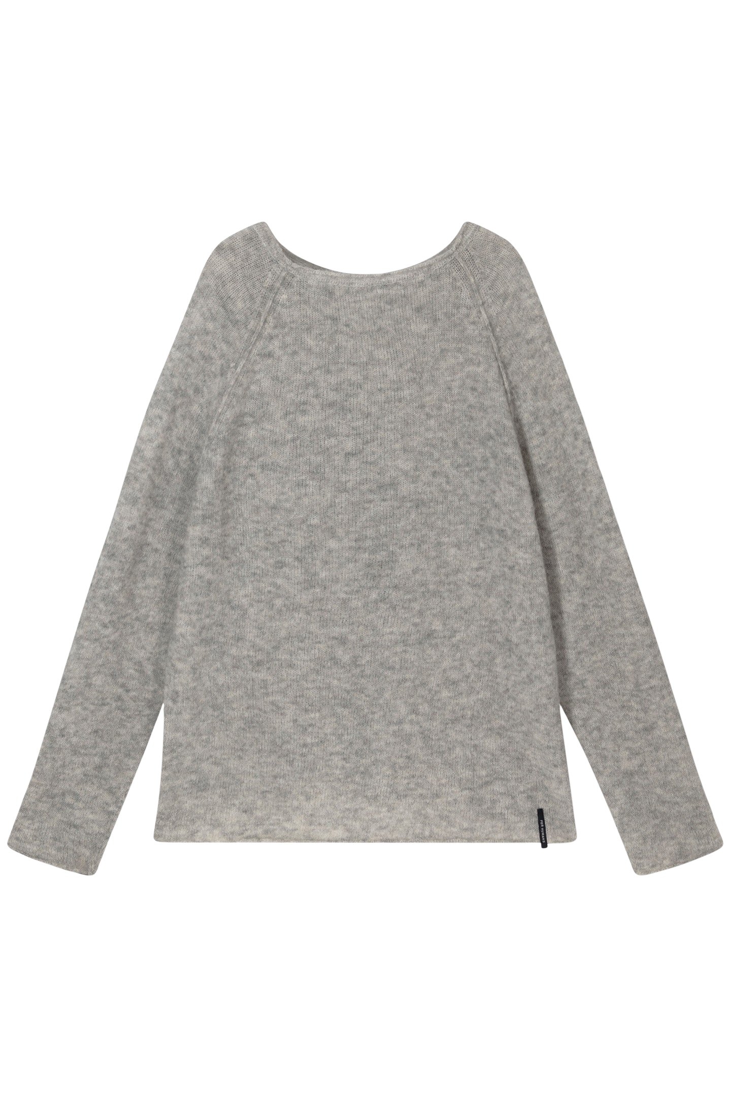 JACE KNIT SWEATER LIGHT GREY MELEE 4
