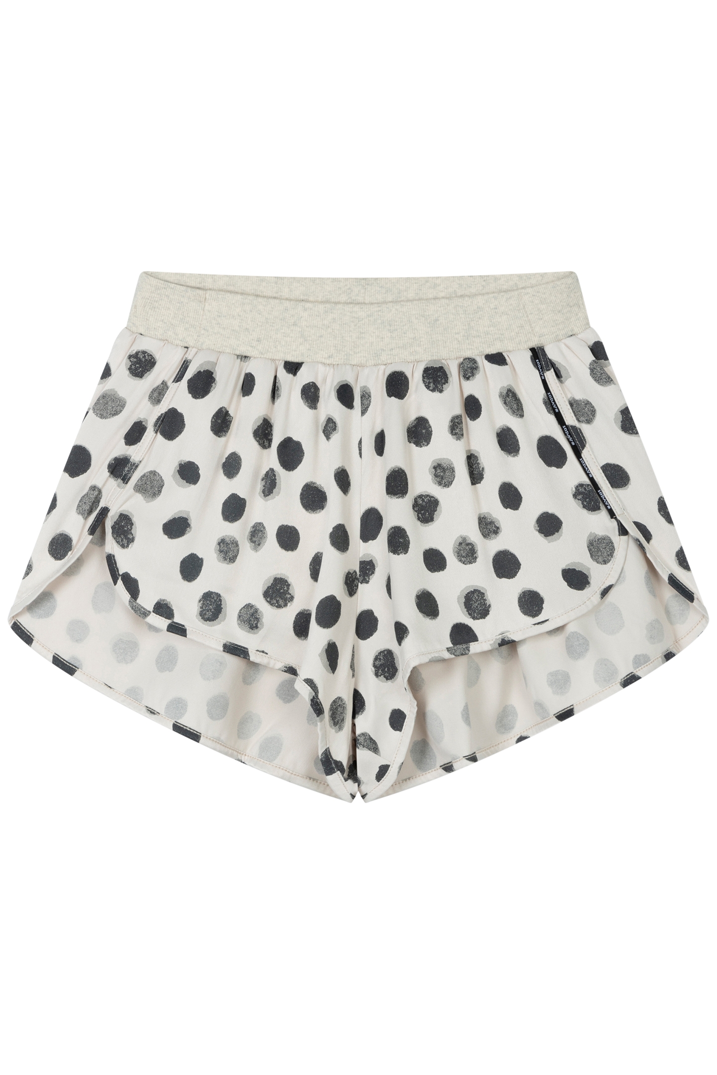 SATIN SHORTS PAINTED DOT LIGHT SAFARI 3