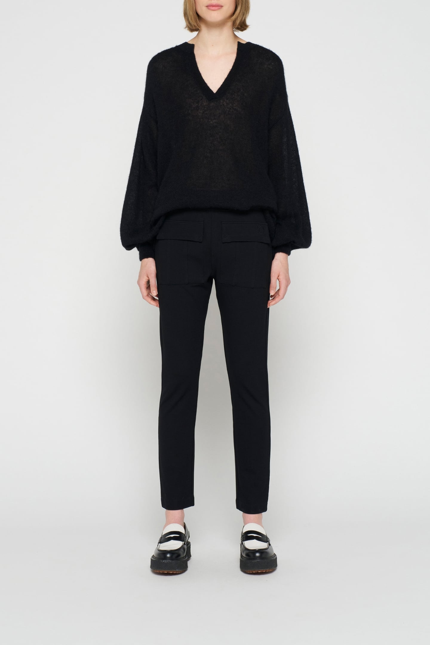 FITTED PUNTO PANTS BLACK 2
