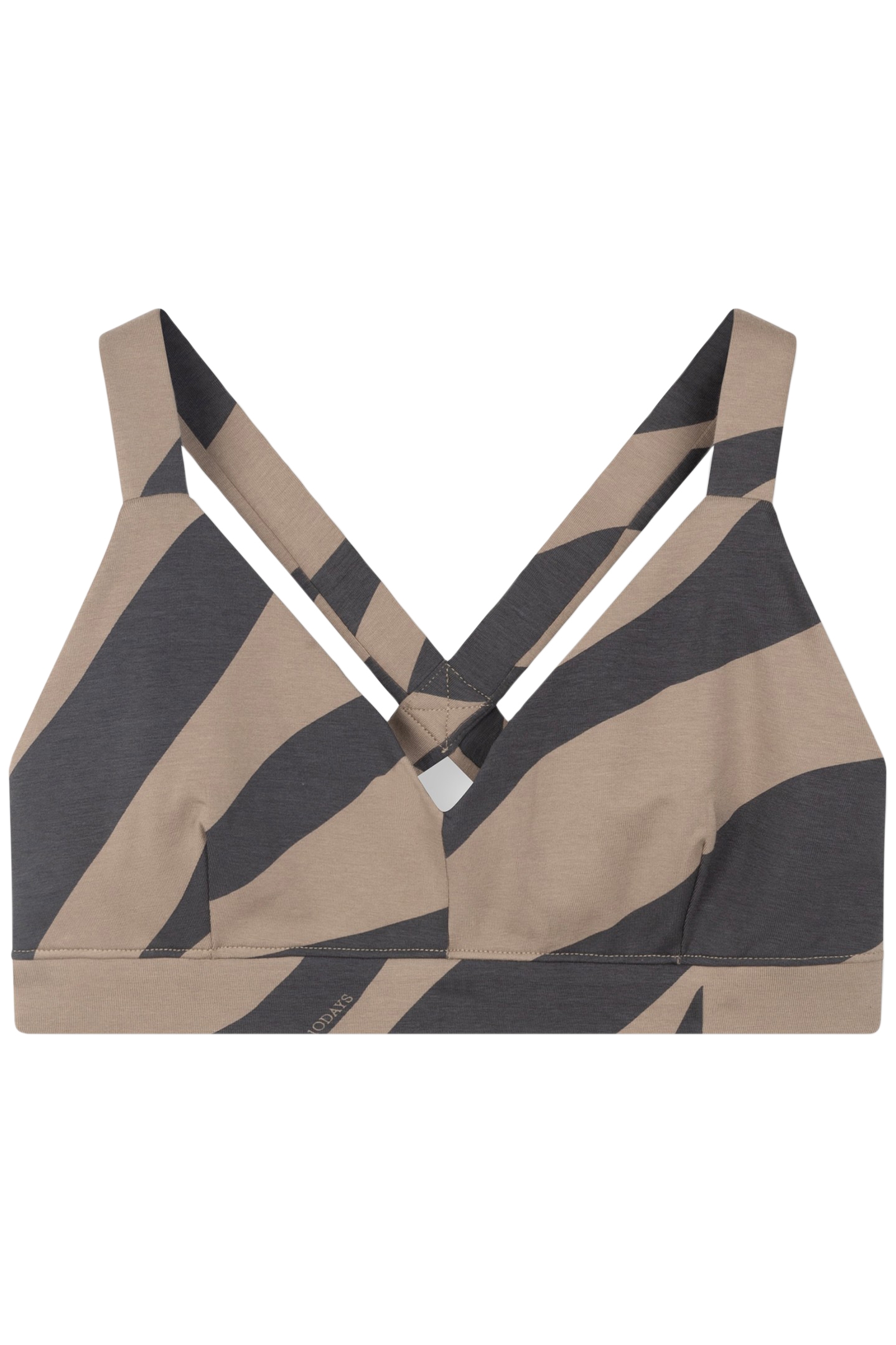 SPORTY BRA ZEBRA WARM TAUPE 4