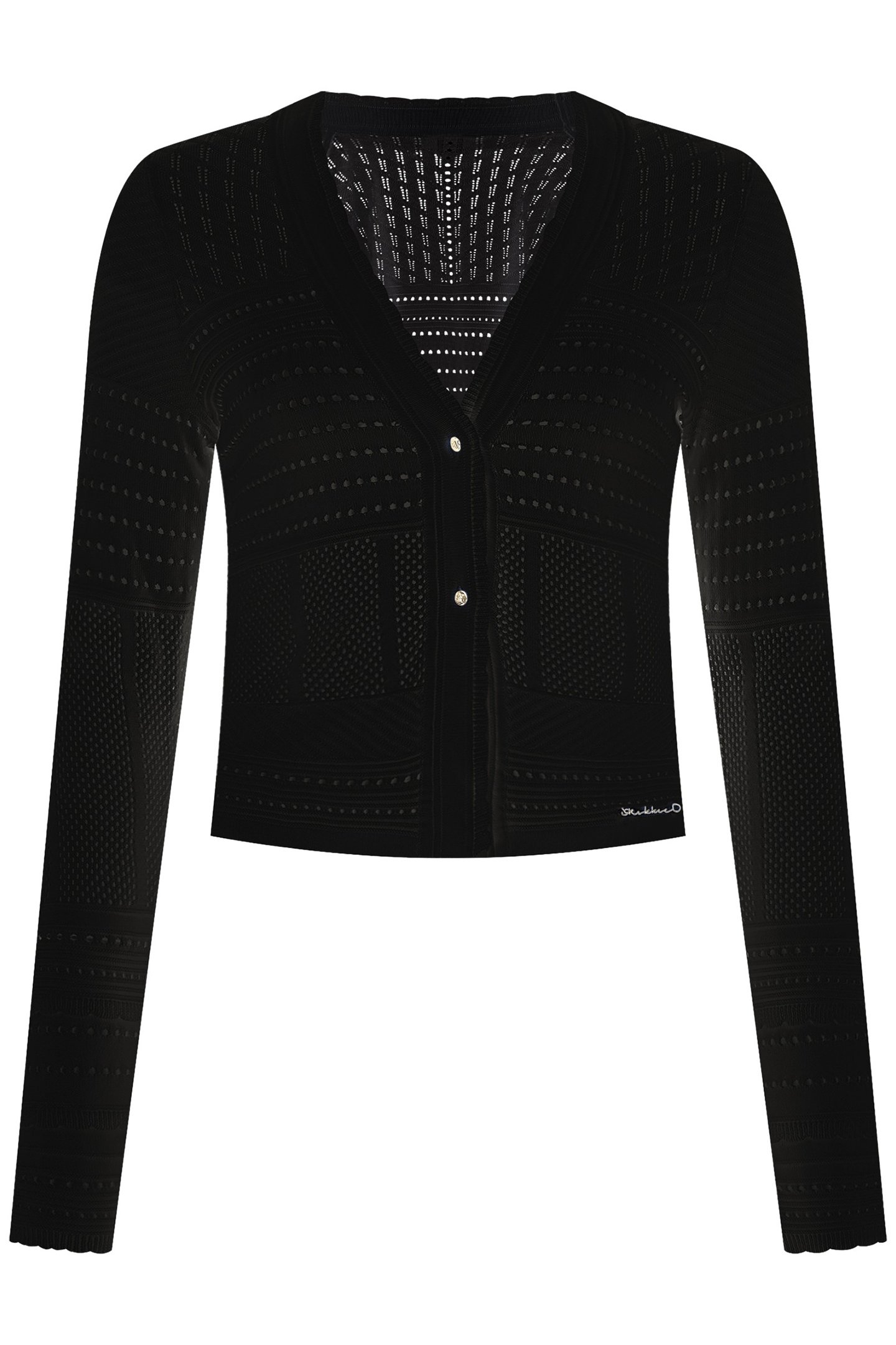 DELVINE CARDIGAN BLACK 1