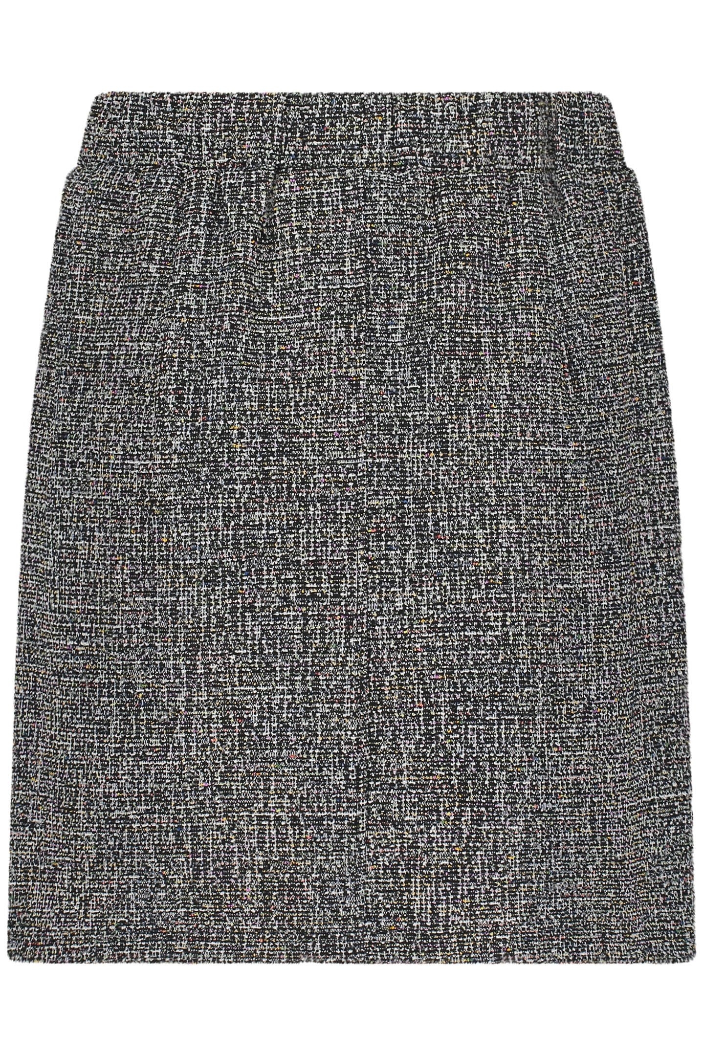 SKIRT STRETCH TWEED BLACK 3
