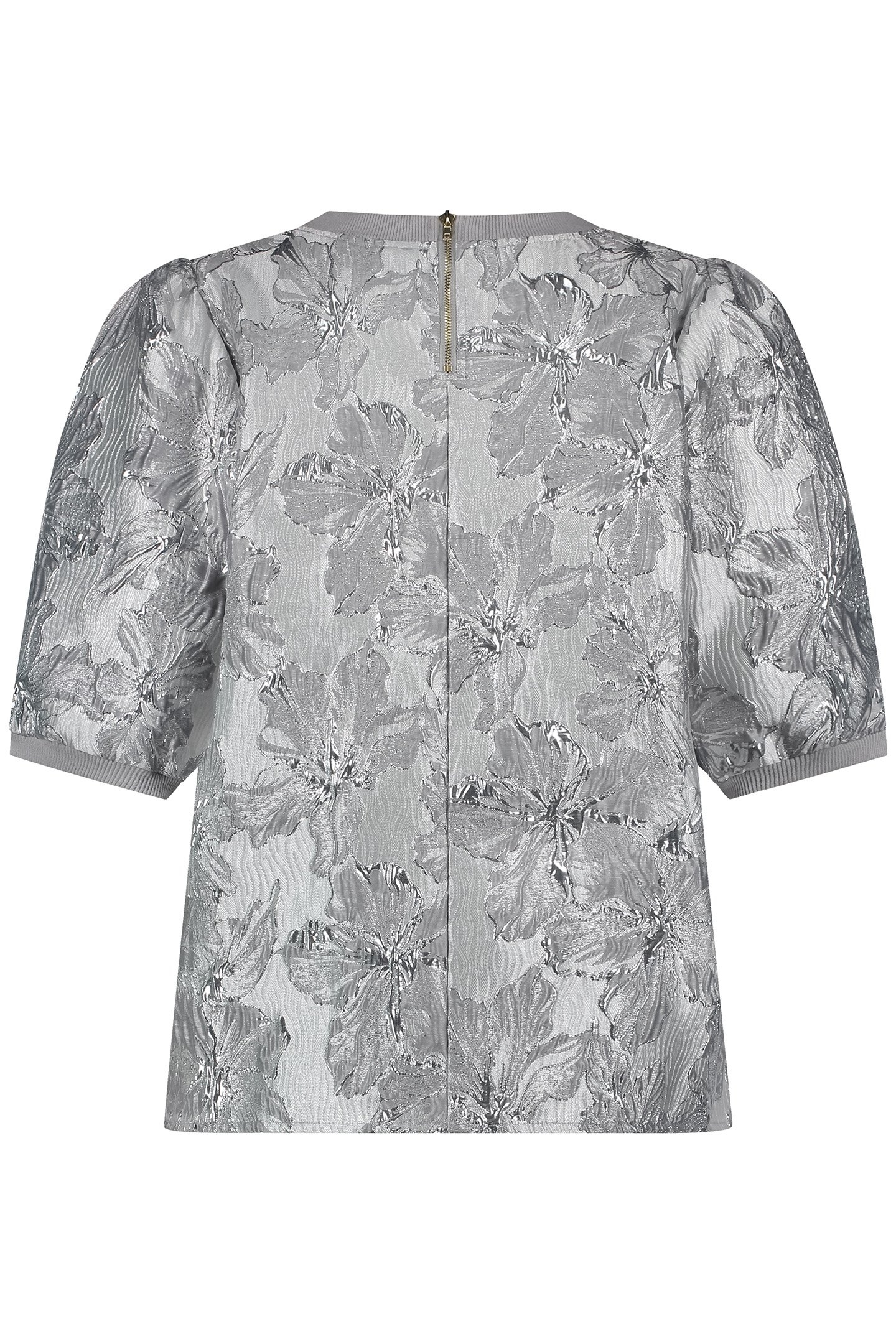 TOP FANCY JACQUARD SILVER 2