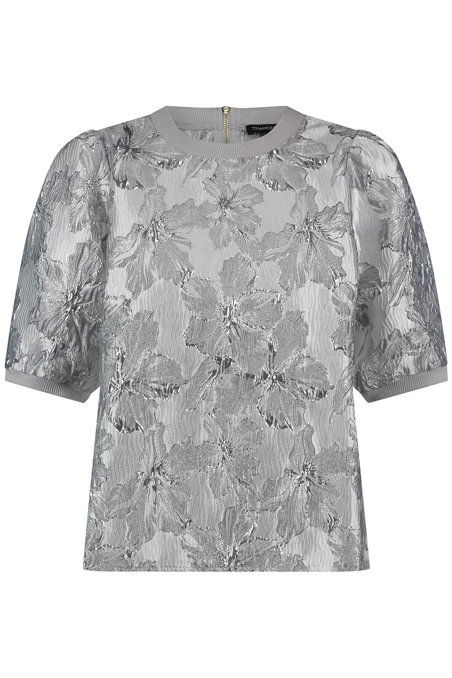 TOP FANCY JACQUARD SILVER 1