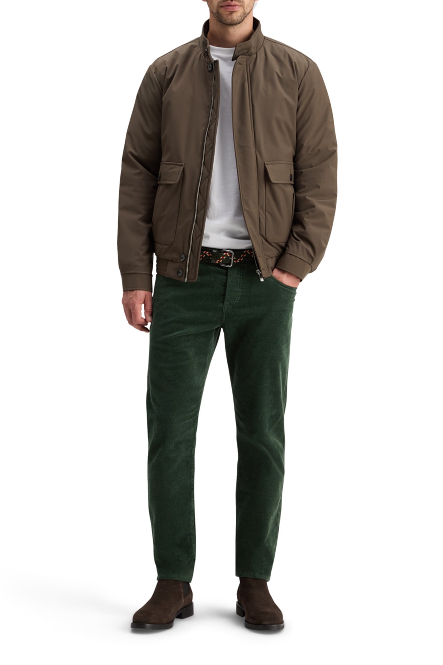 STRETCH HARRINGTON SOFTSHELL JACKET COFFEE 6