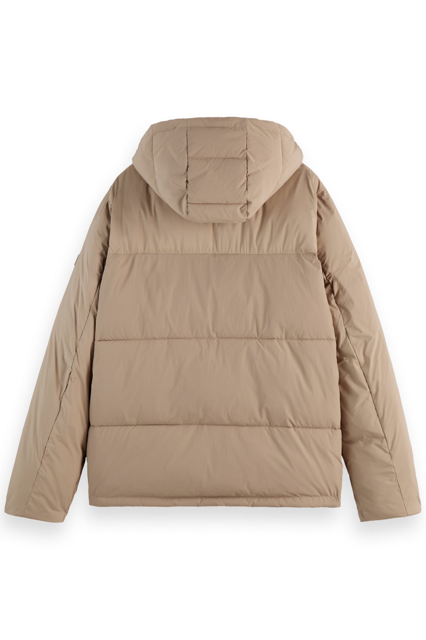 HOODED PUFFER JACKET MOCHA 5