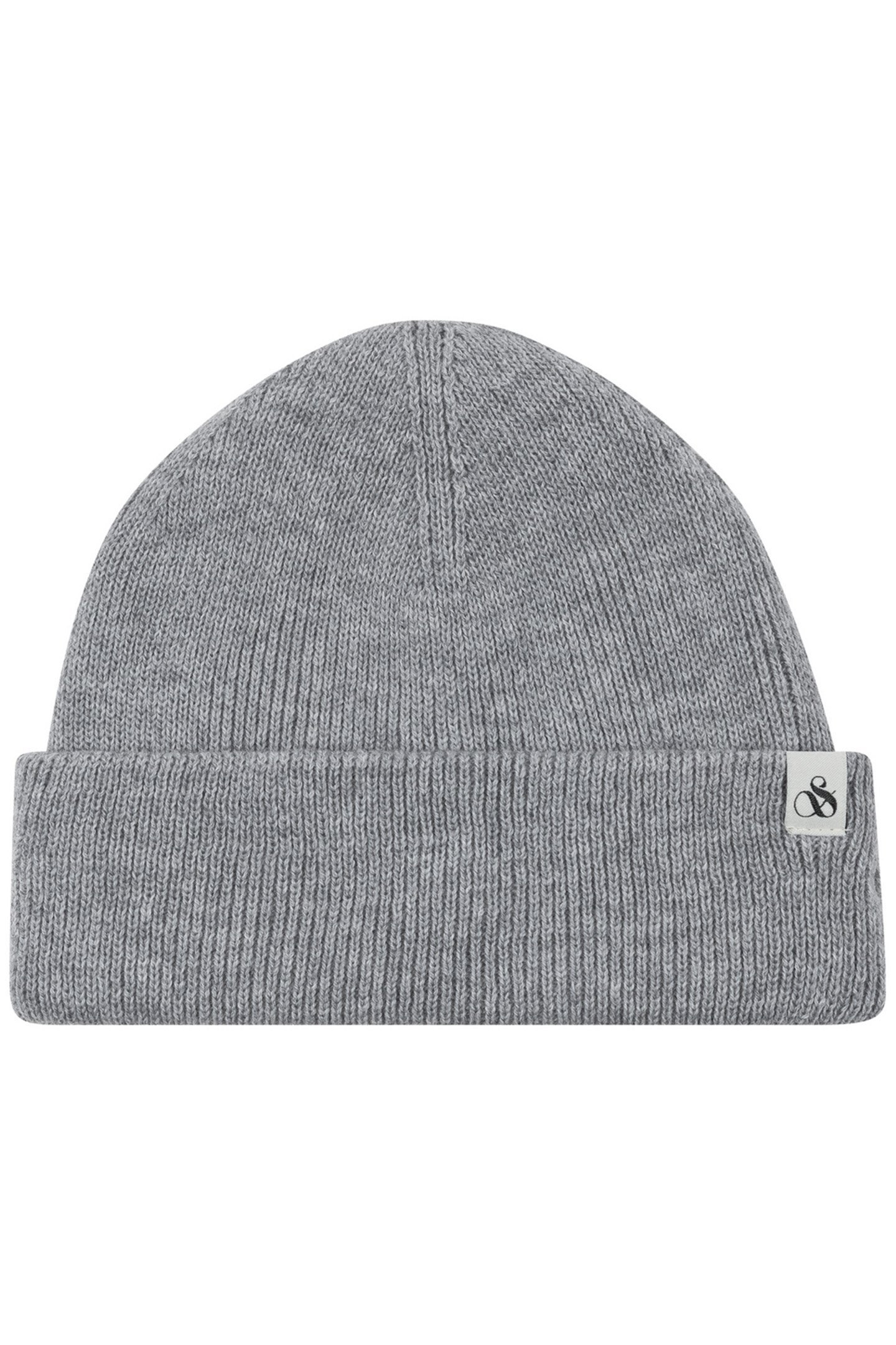 UNISEX S&S CAPTAIN CUFF BEANIE GREY/GREY 1