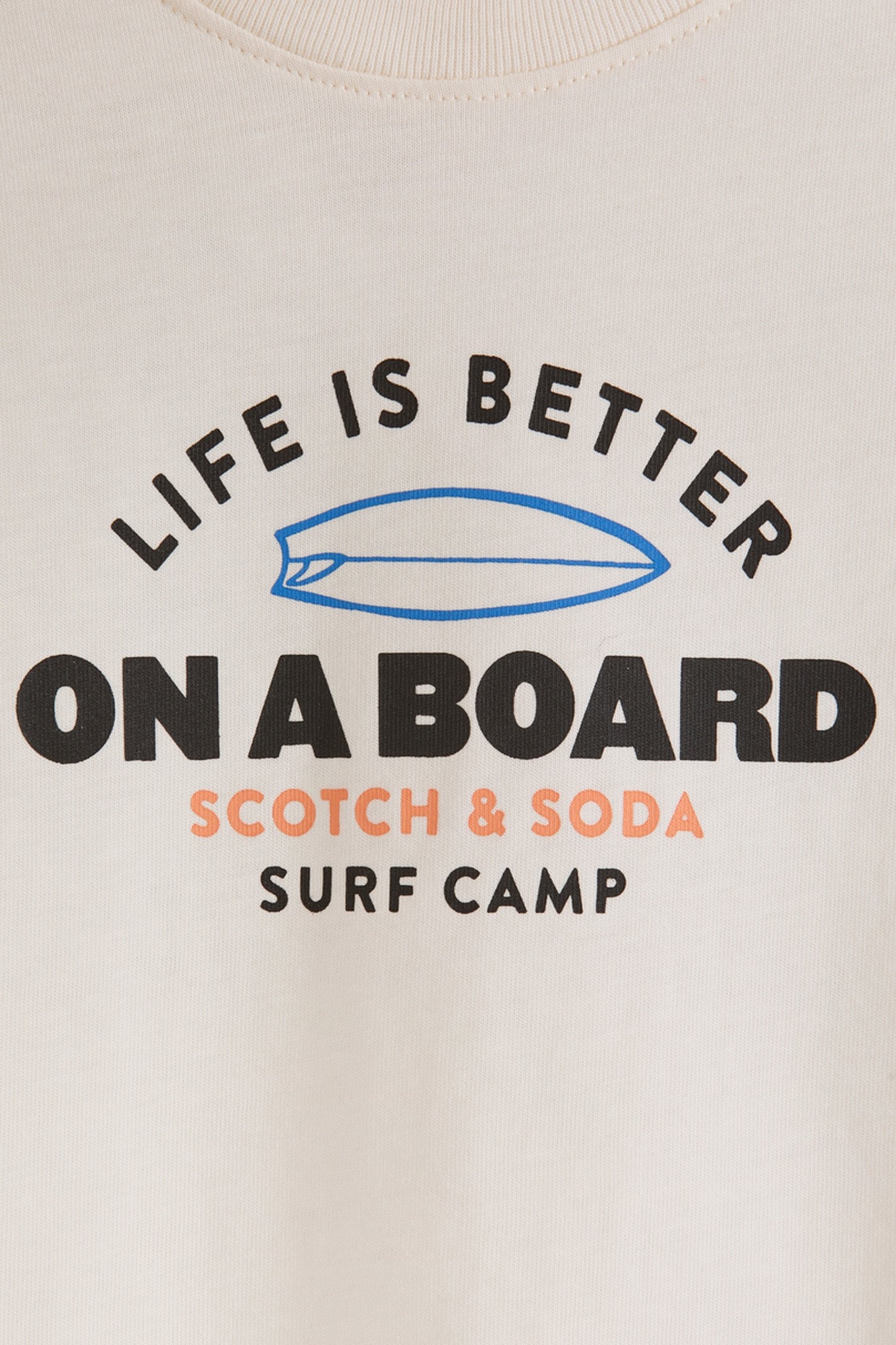 BOYS S&S GRAPHIC TEE NATURAL 3