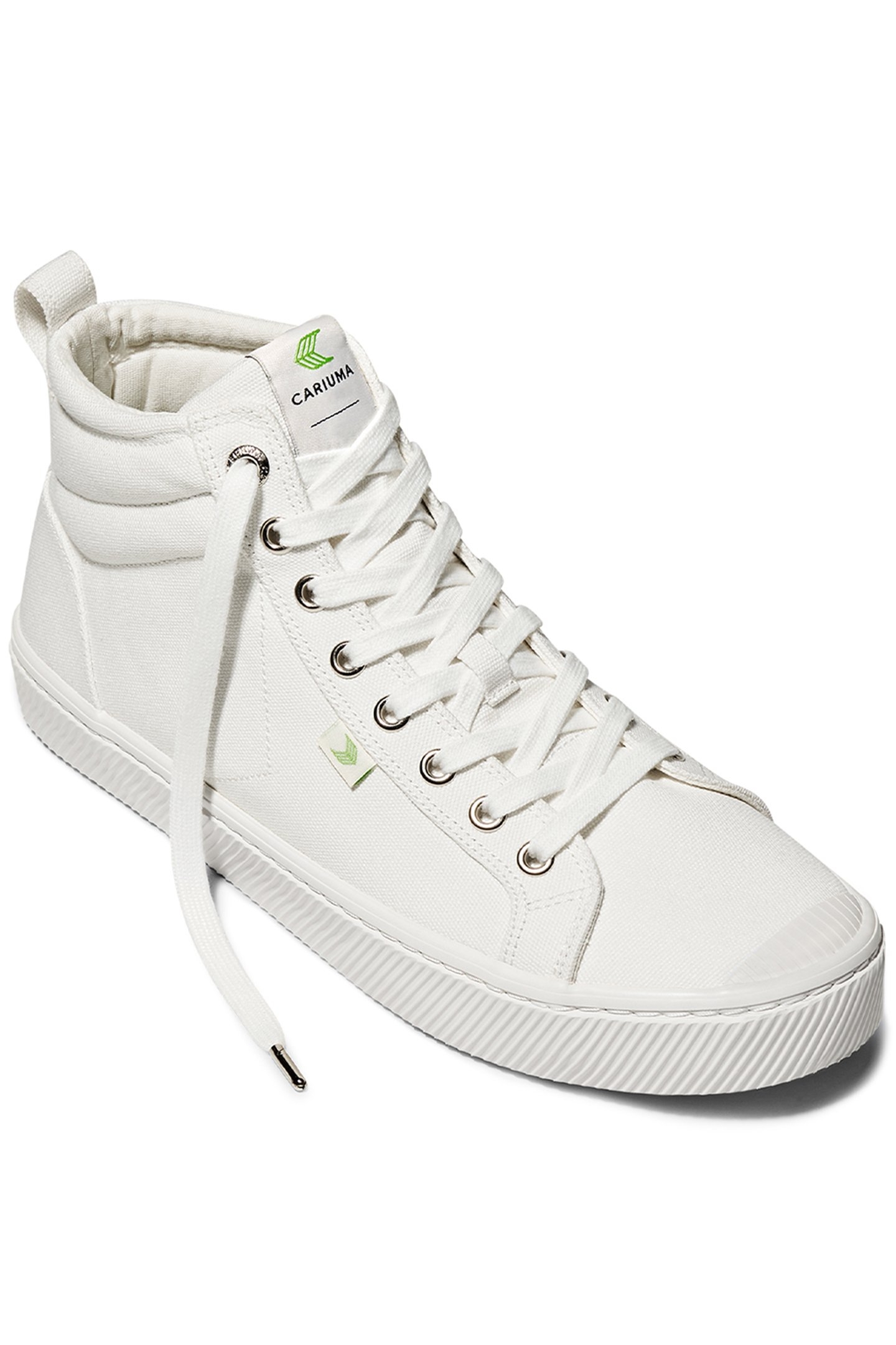 OCA HIGH OFF-WHITE CANVAS SNEAKER 2