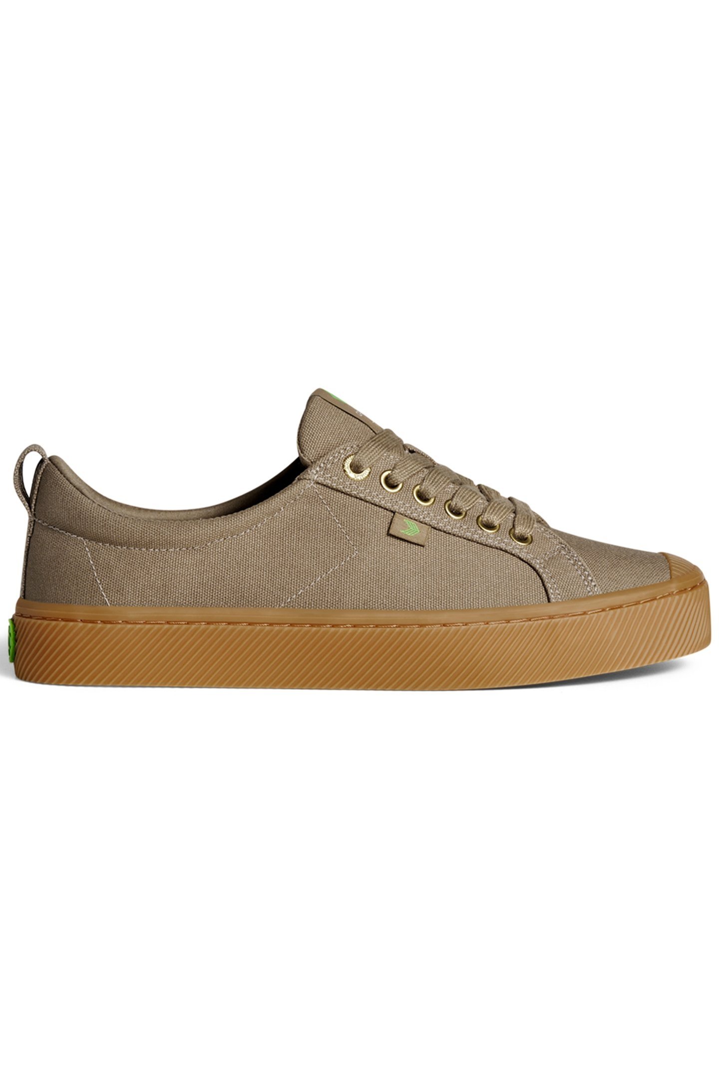OCA LOW GUM BURNT SAND CANVAS SNEAKER 1