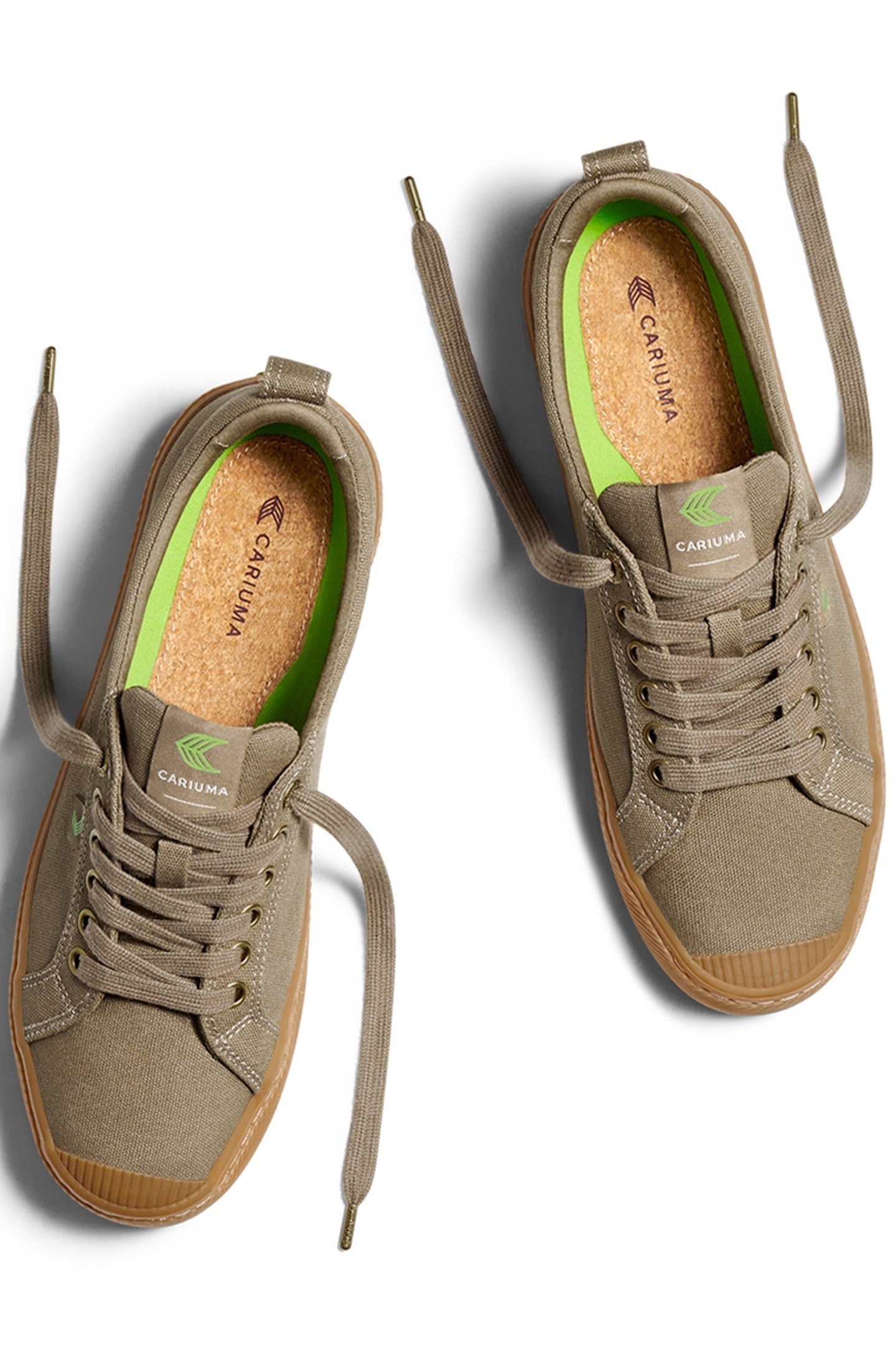OCA LOW GUM BURNT SAND CANVAS SNEAKER 3