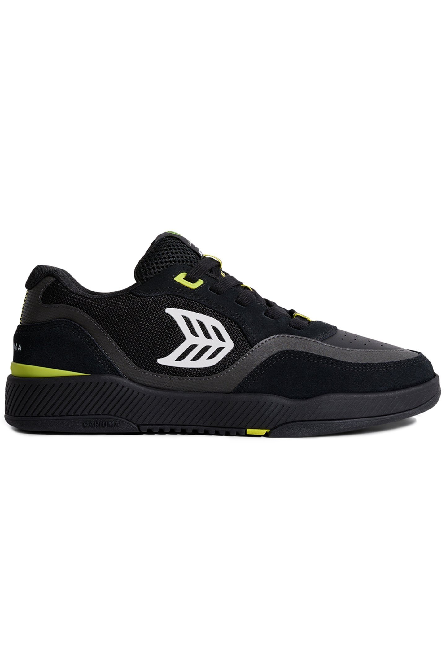 UBA PRO ALL BLACK SUEDE AND MESH OFF-WHITE LOGO LIME GREEN S 1