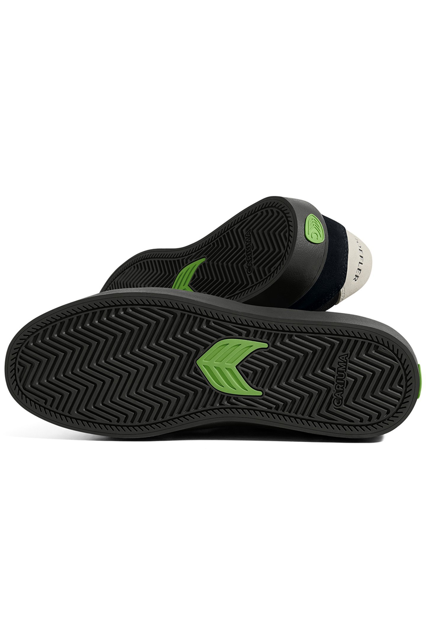 T20 PRO ALL BLACK SUEDE AND MESH IVORY LOGO SNEAKER 4