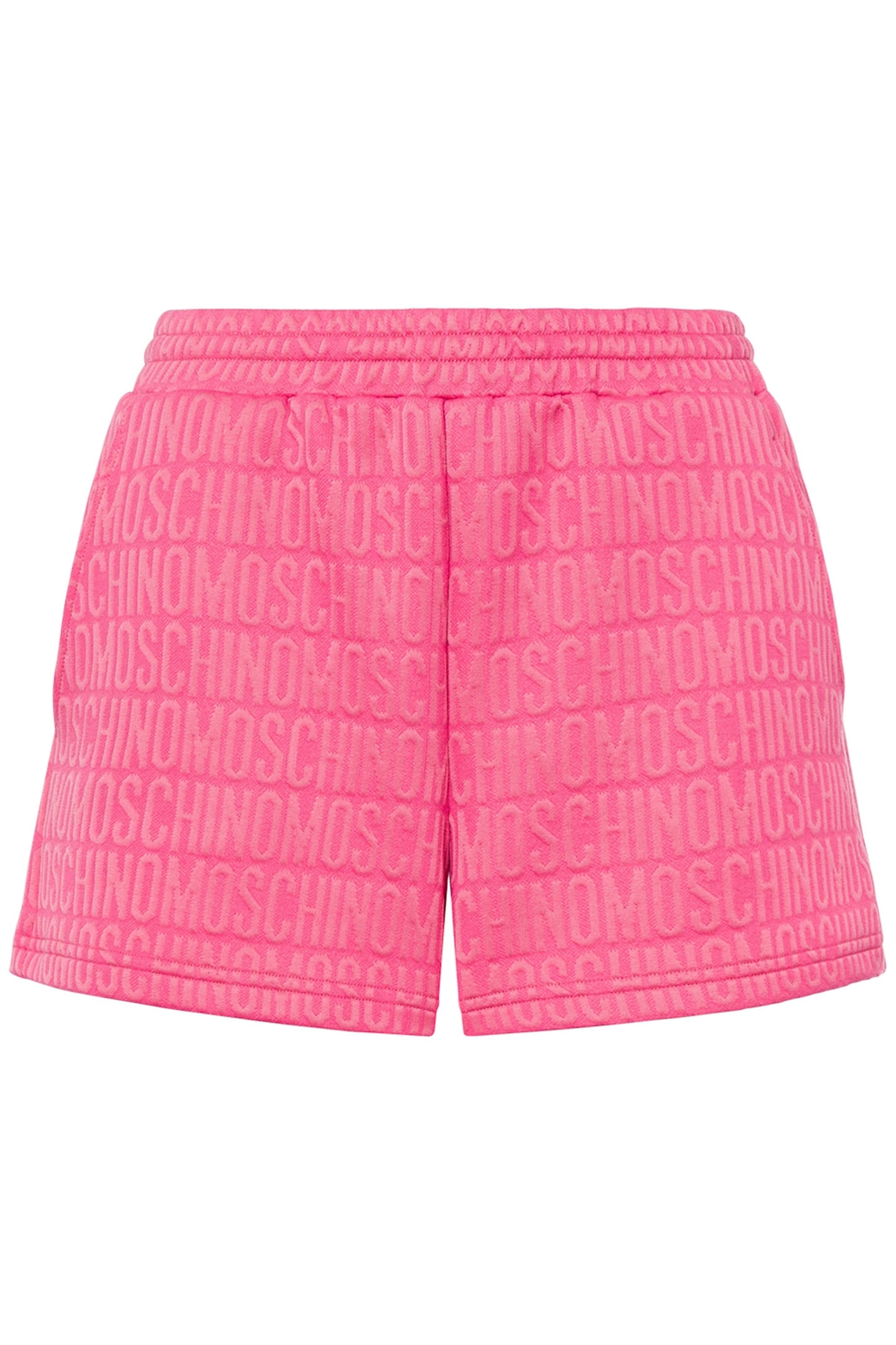 ALLOVER LOGO FLEECE SHORTS PINK 3