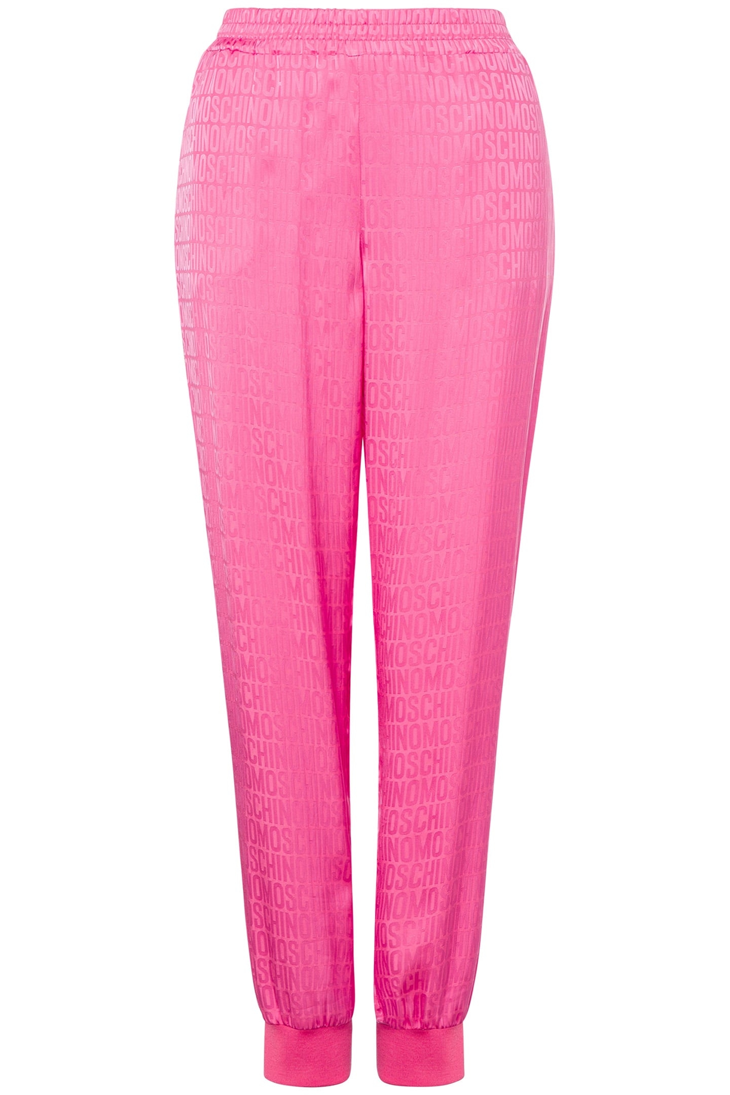 JOGGERS IN ALLOVER LOGO TWILL PINK 3