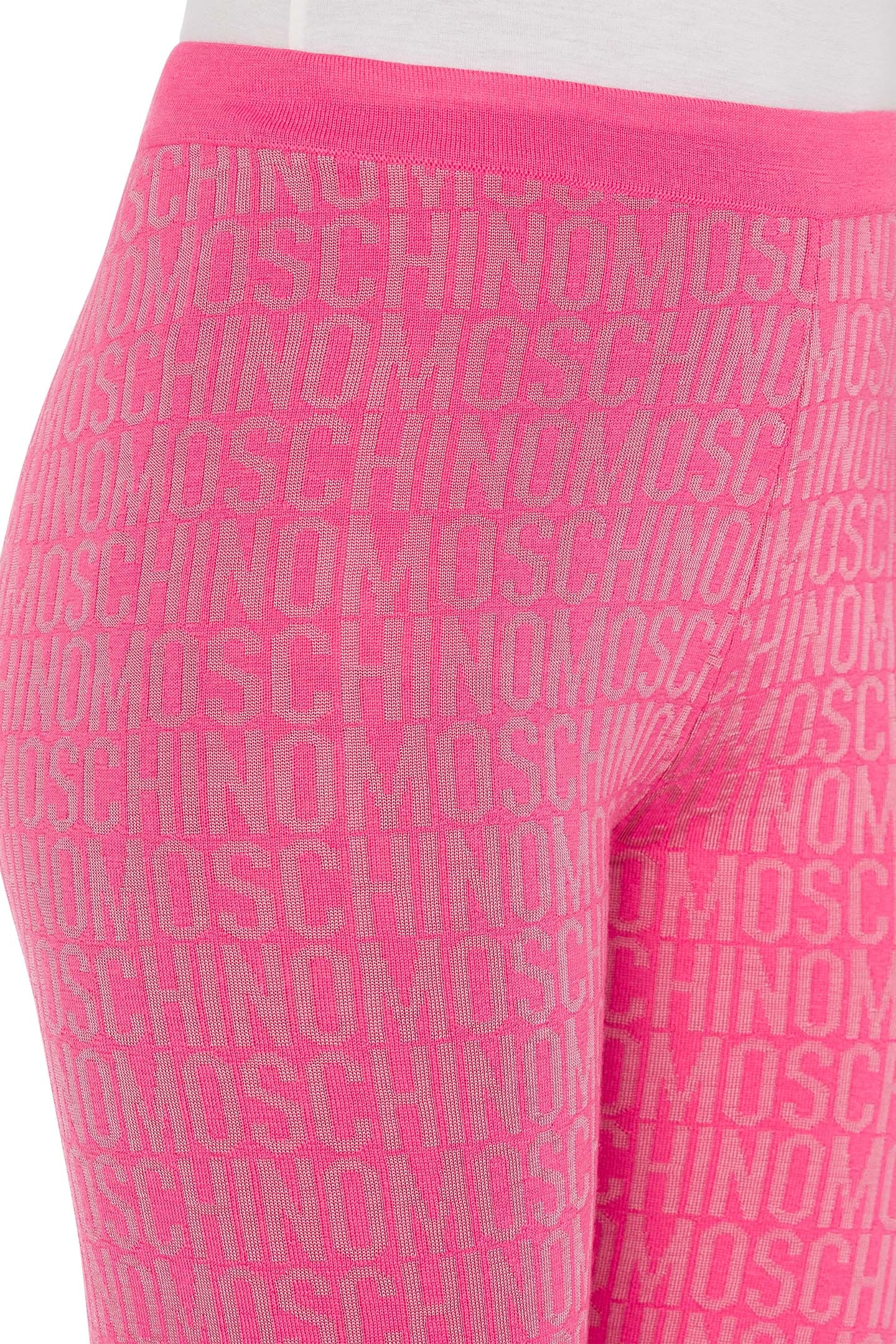 ALLOVER LOGO WOOL LEGGINGS PINK 4