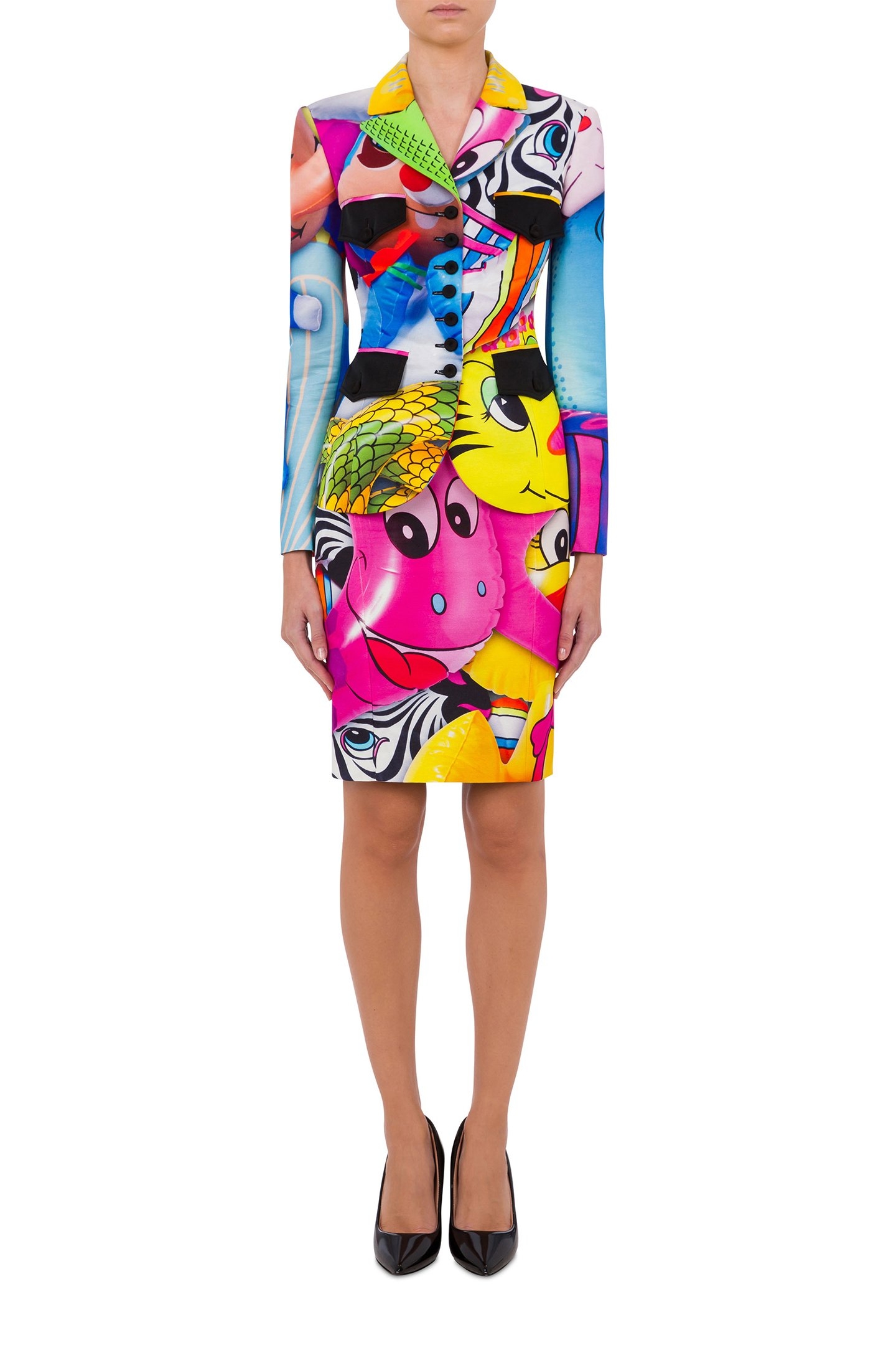 INFLATABLE ANIMALS OTTOMAN JACKET MULTICOLOUR 1