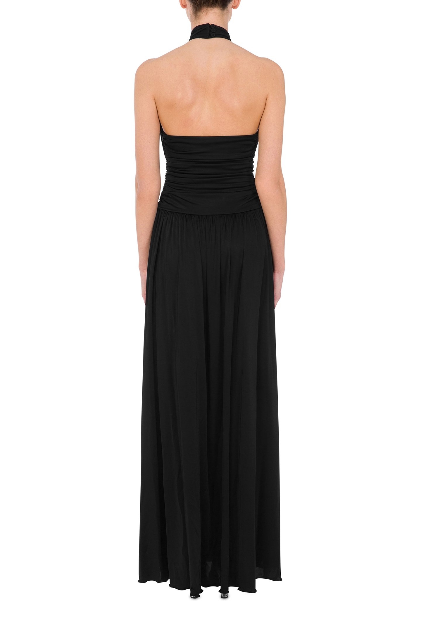 INFLATABLE HEARTS ORGANZINE DRESS BLACK 2