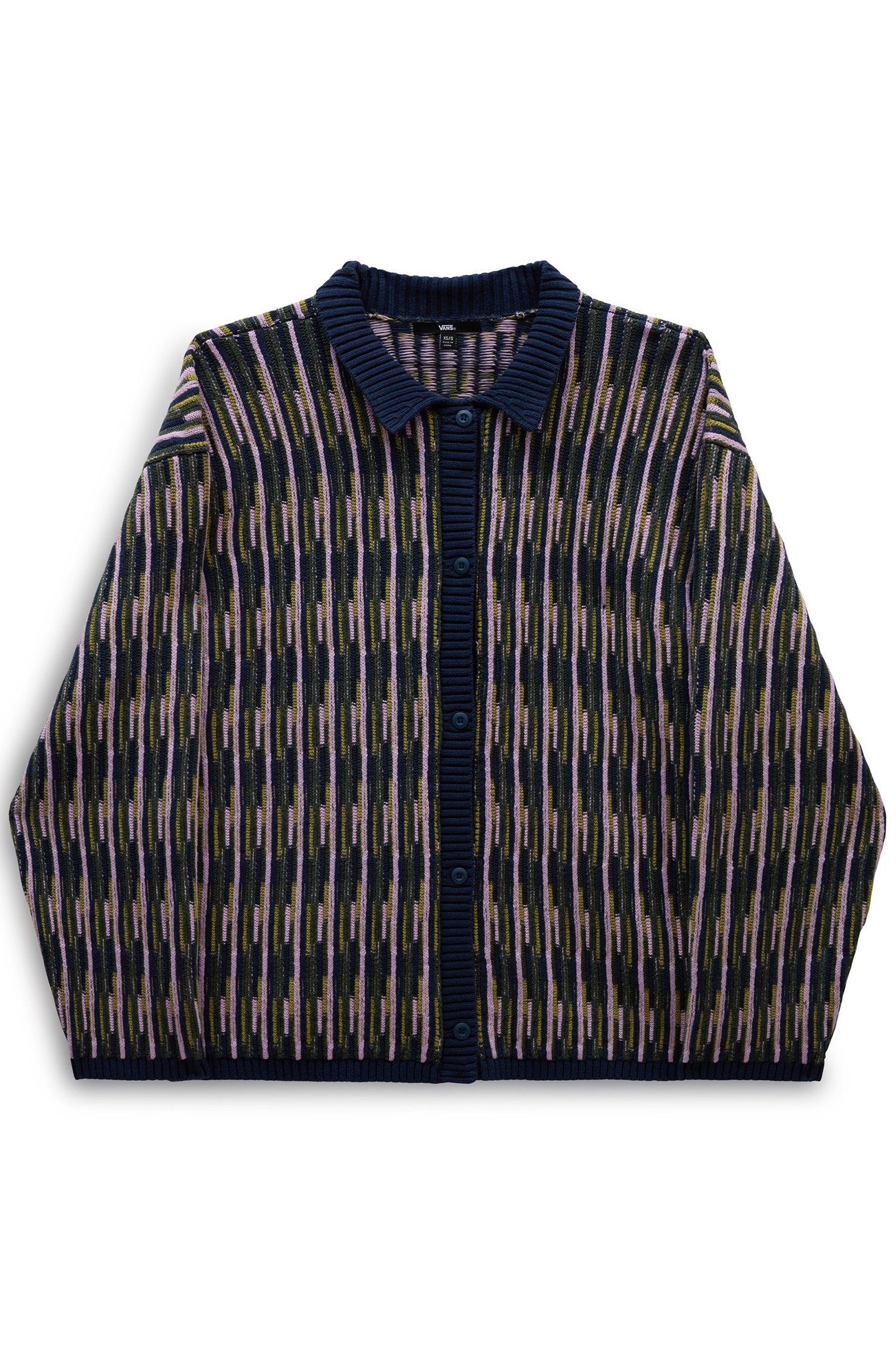 ALTA CHUNKY KNIT CARDIGAN DRESS BLUES 4