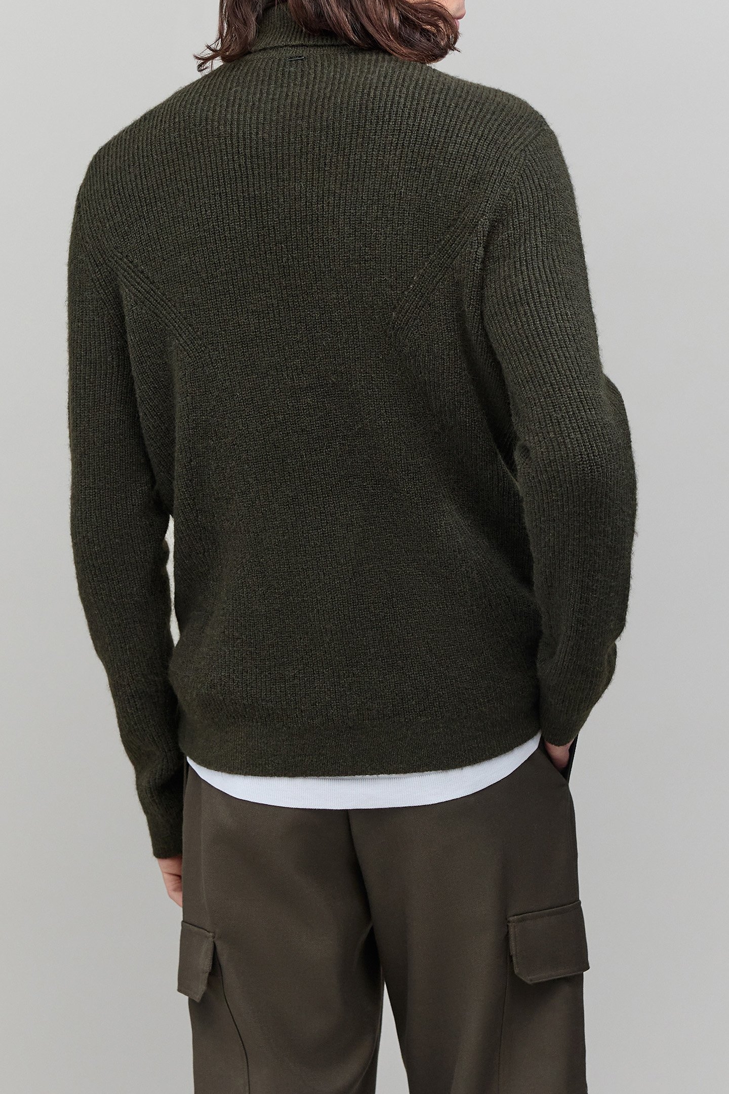 DARK KHAKI TURTLENECK JUMPER 2