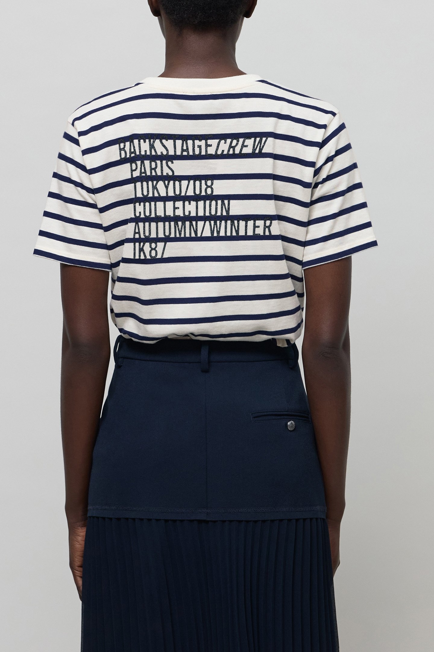 GLITTER MESSAGE SAILOR TEE-SHIRT BACK 2