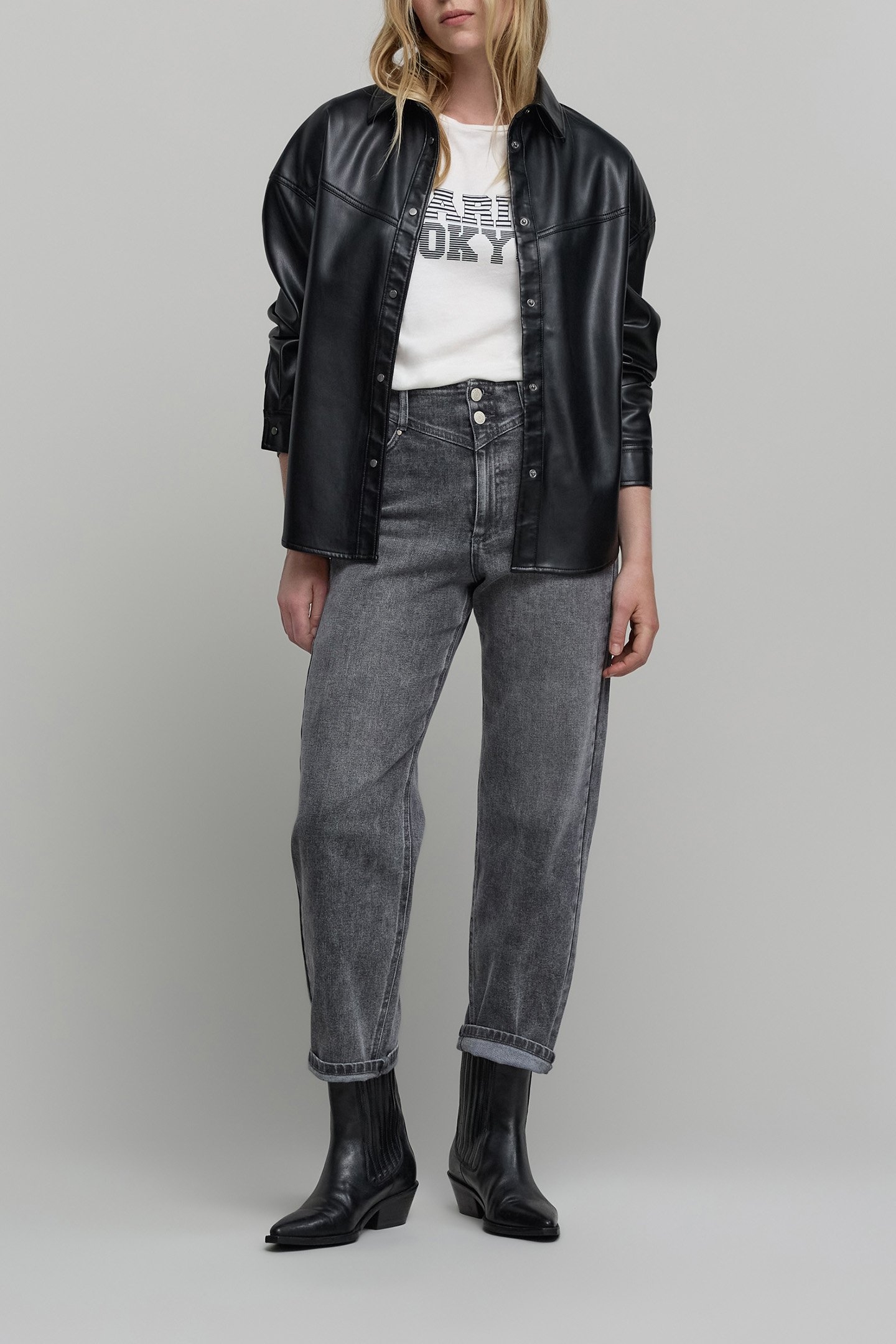 OFF-WHITE NAVY STRIPES TEE-SHIRT 4