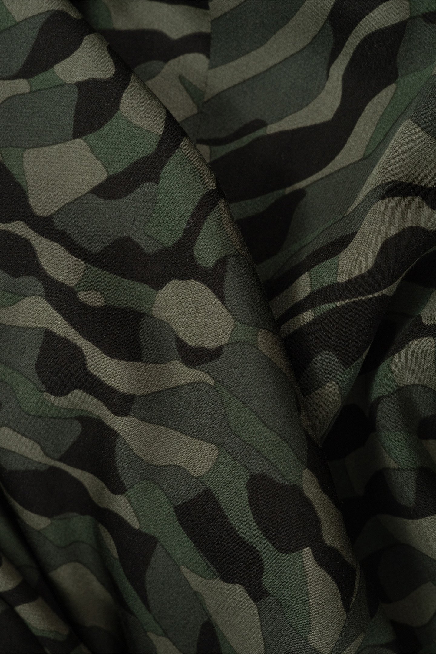 FLOWING KHAKI CAMOUFLAGE PRINT SUIT JACKET 7