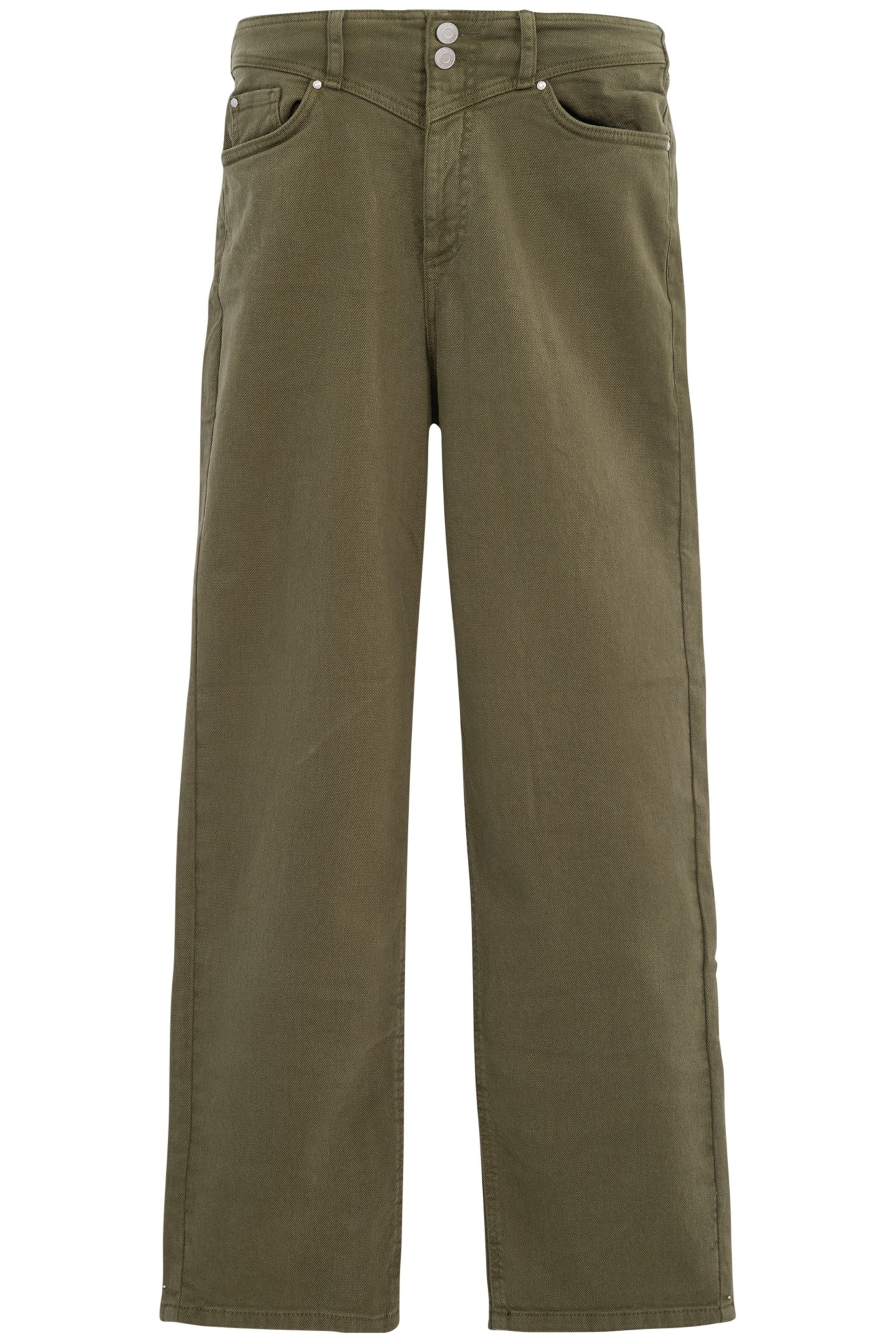 KHAKI ARMY SLOUCHY JEANS 4