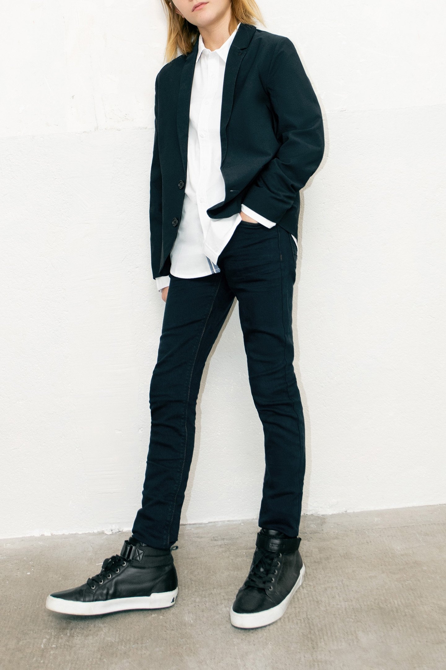 BOYS’ RAW DENIM SKINNY JEANS 1