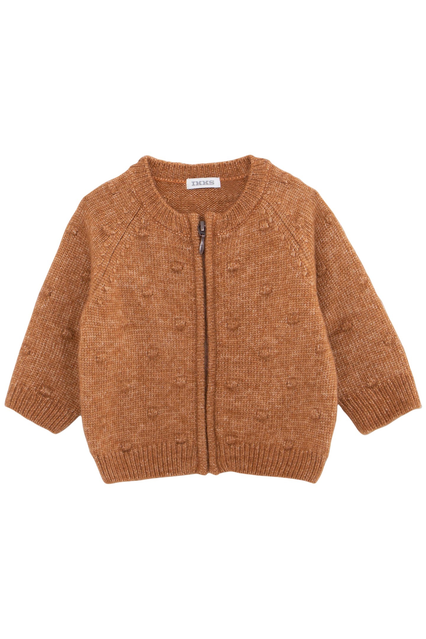 FANCY CAMEL KNIT CARDIGAN BABY GIRL 1