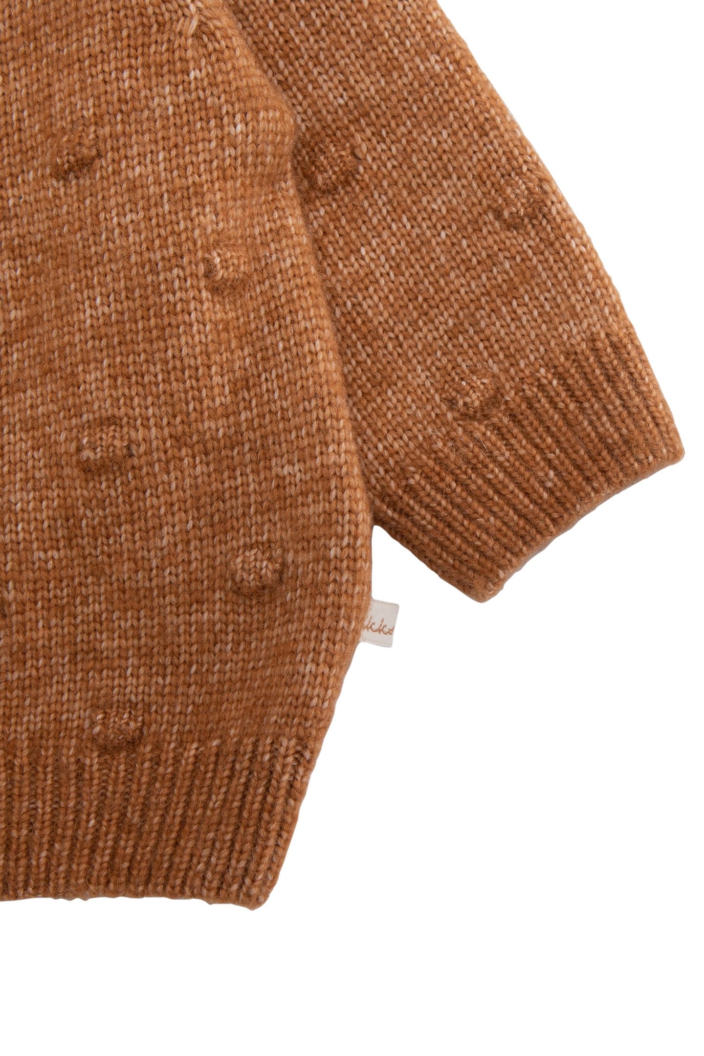 FANCY CAMEL KNIT CARDIGAN BABY GIRL 4