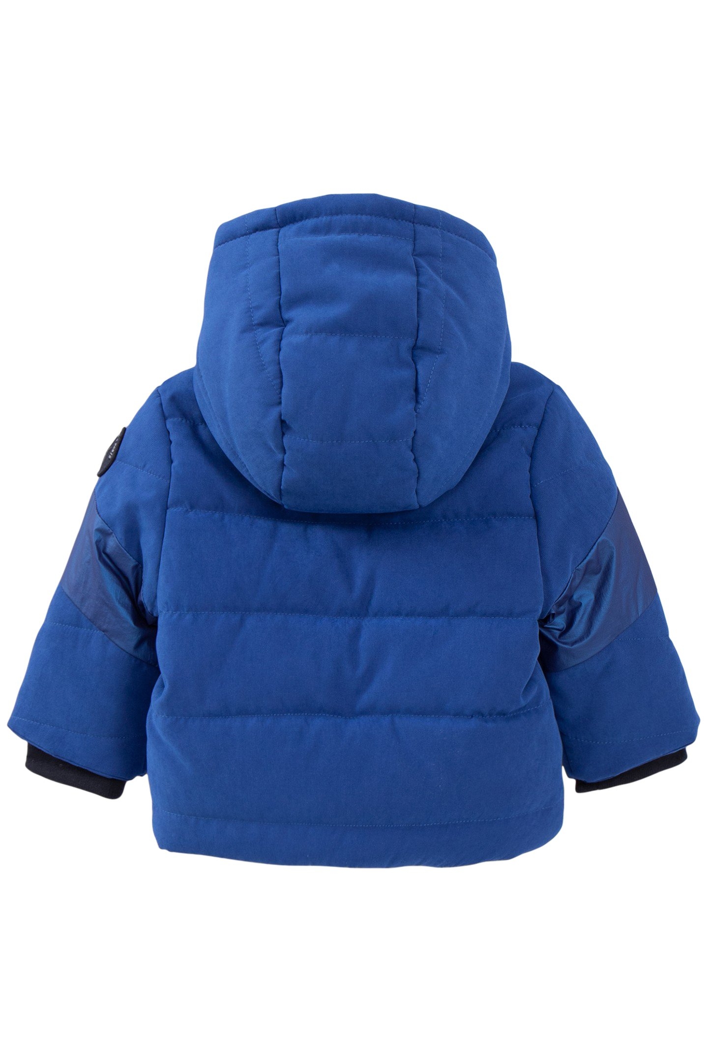 BABY BOY BLUE PADDED JACKET WITH METALLIC DETAILS 2