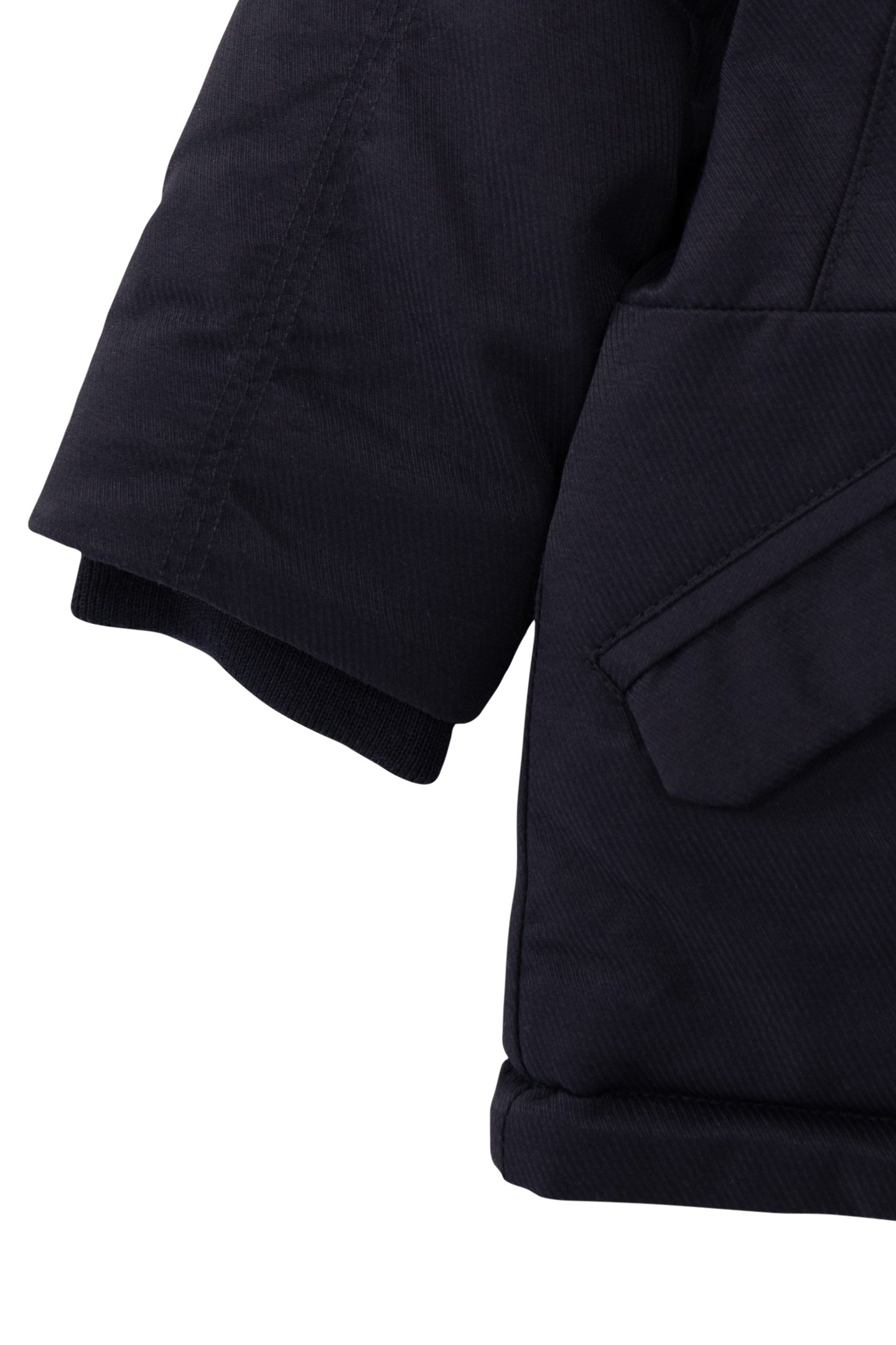 BABY BOY NAVY LINED PARKA 6