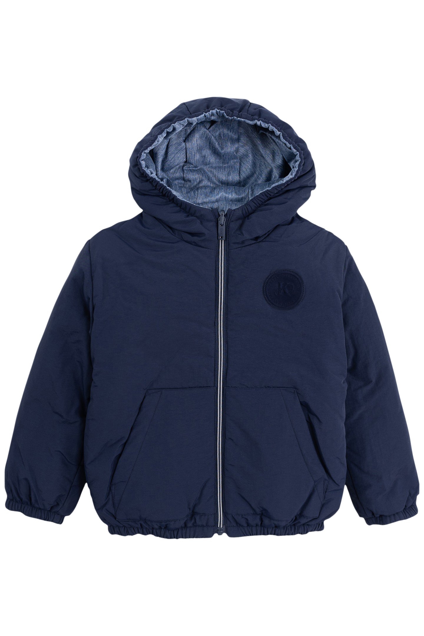 BOY'S REVERSIBLE NYLON DENIM AND NAVY JACKET 1