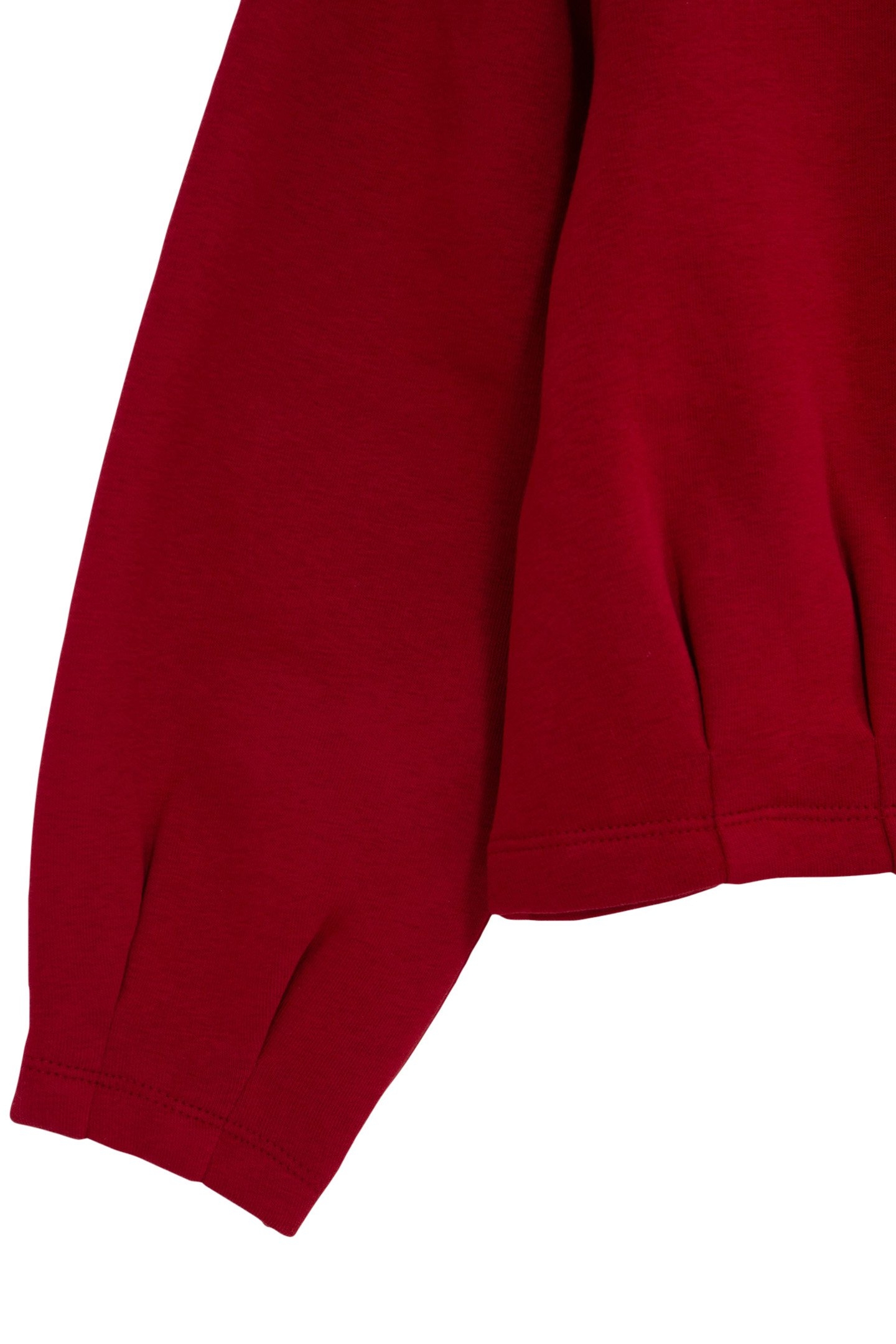 GIRL'S RED SEQUINED PRINT SWEATSHIRT WITH PLEATS 4