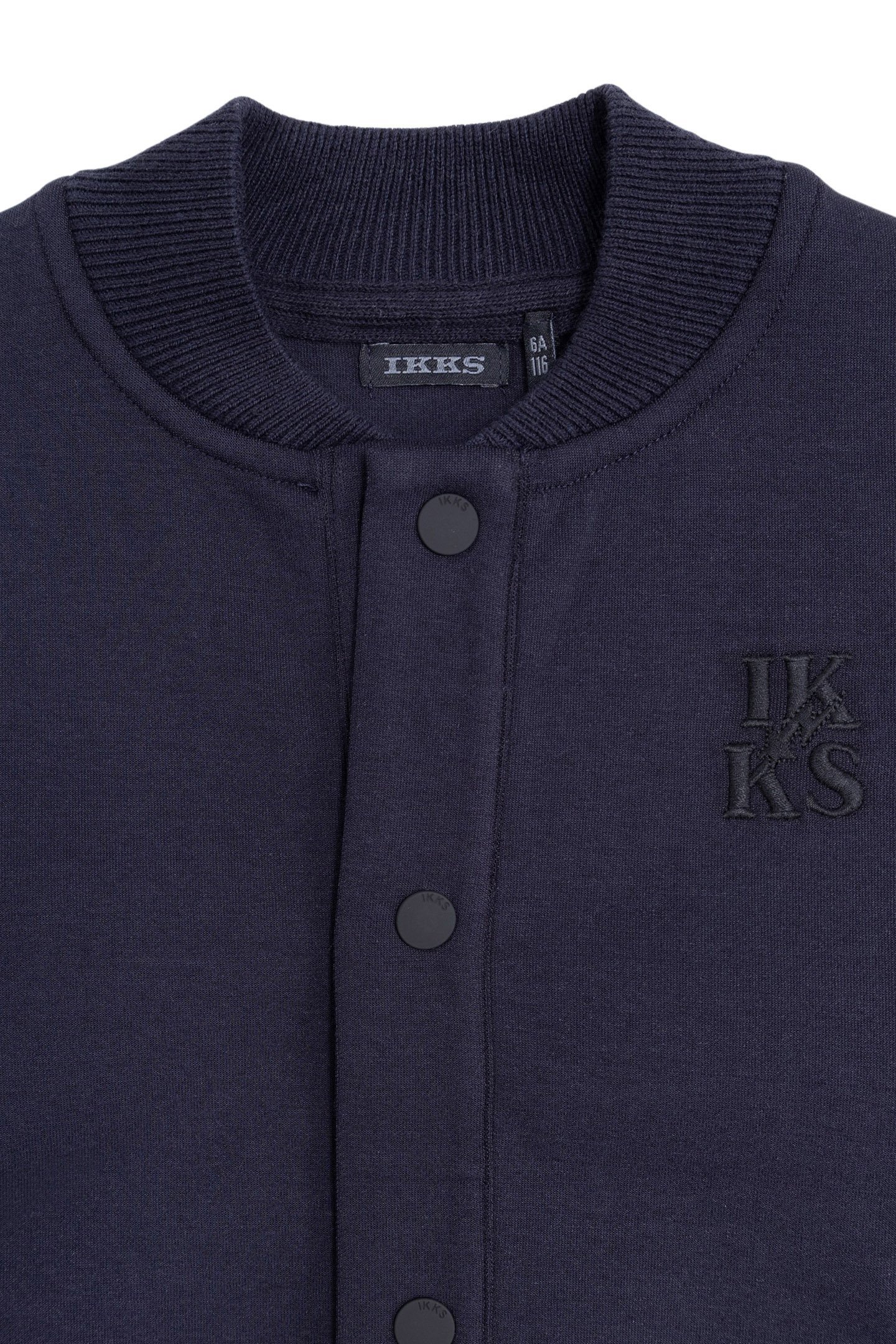 NAVY CARDIGAN SLEEVES KNIT LOGOS BOY 3