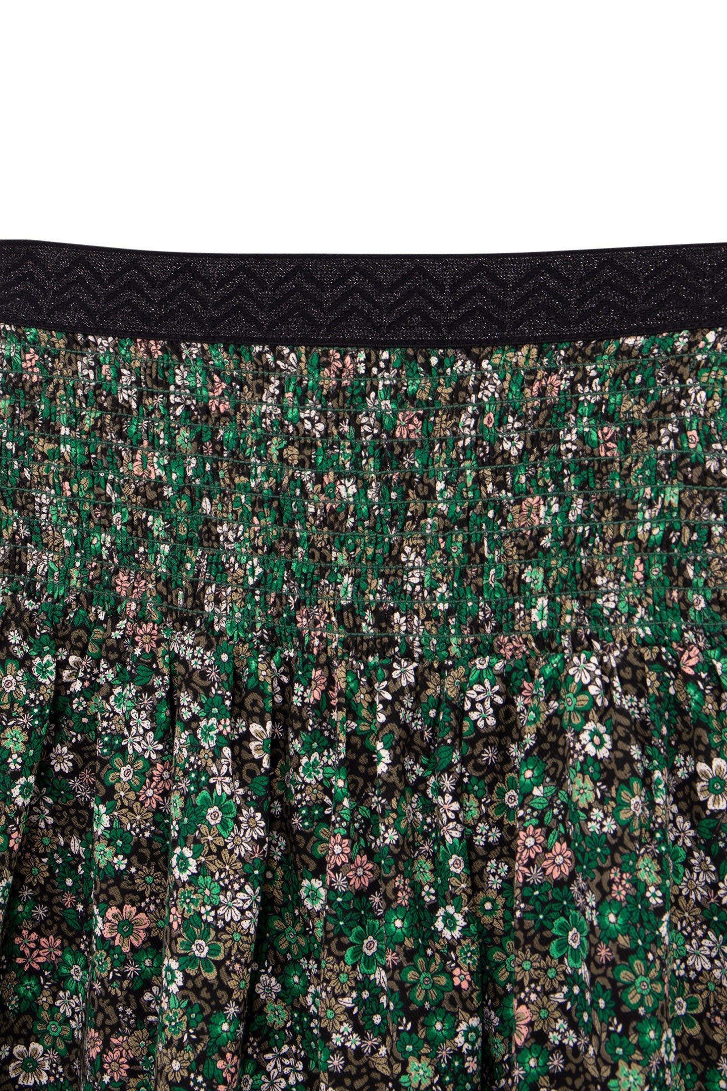 KHAKI SKIRT LENZING™ ECOVERO™ LEOFLORAL PRINT GIRL 3