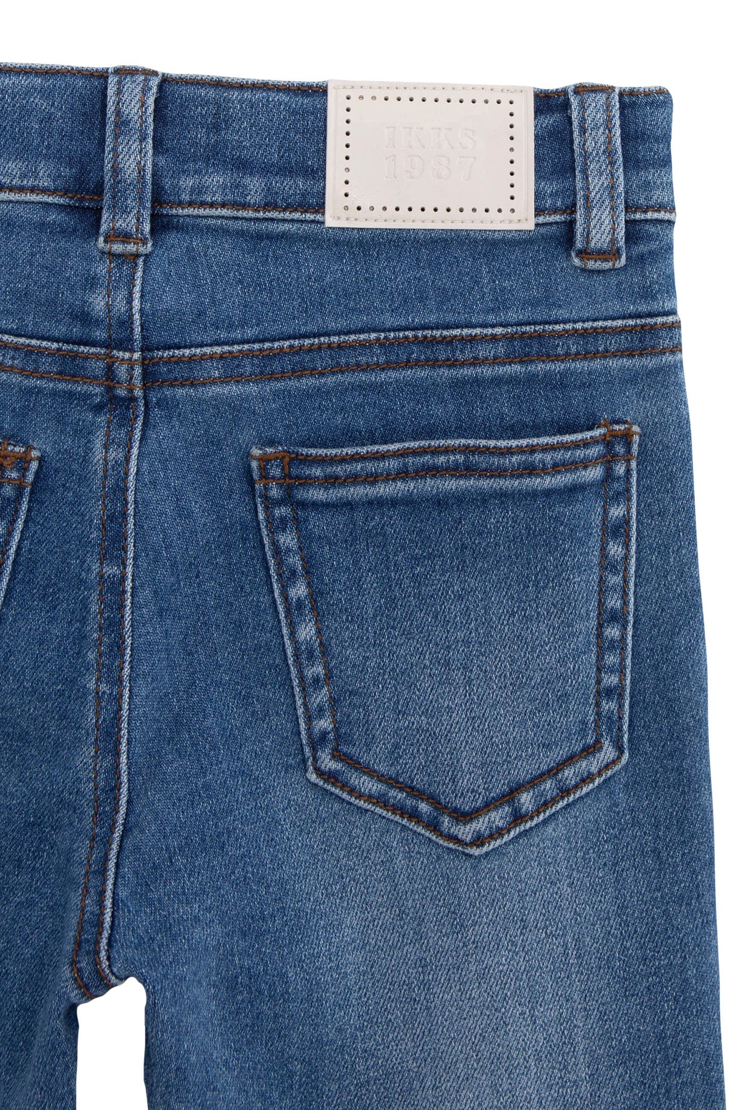 BOYS' BLUE HEAVY-DUTY STRAIGHT-LEG JEANS 4